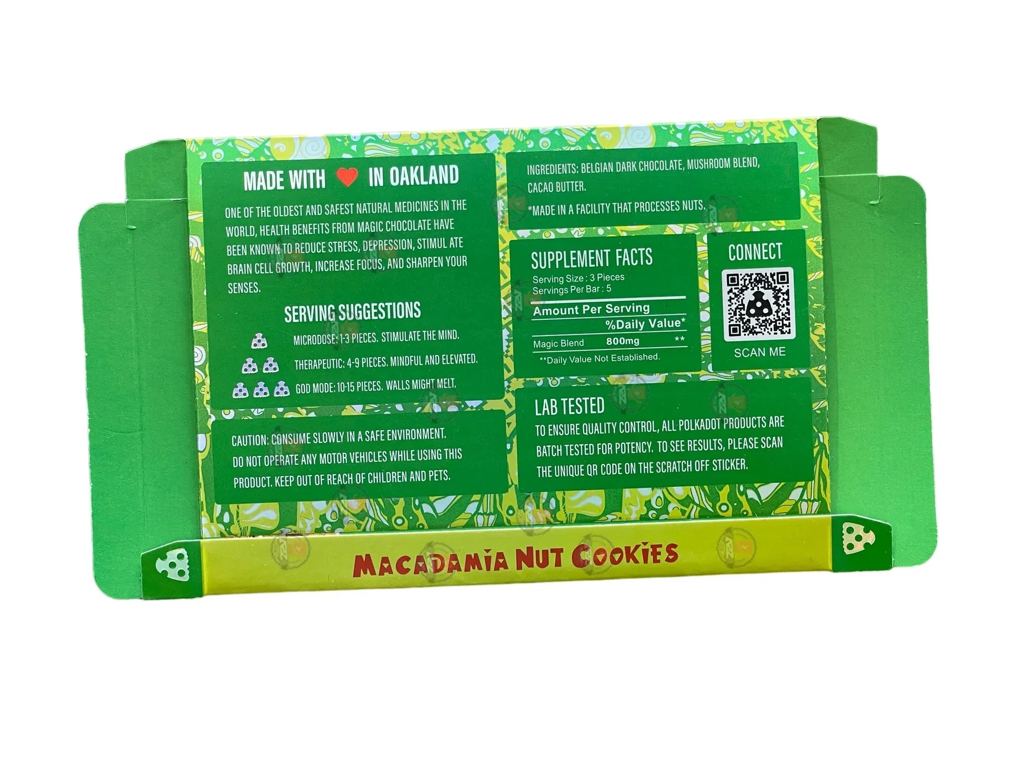 Polkadot Packaging Macadamia Nut Cookies (Master Box Included) Packaging Only - Black Unicorn Hub