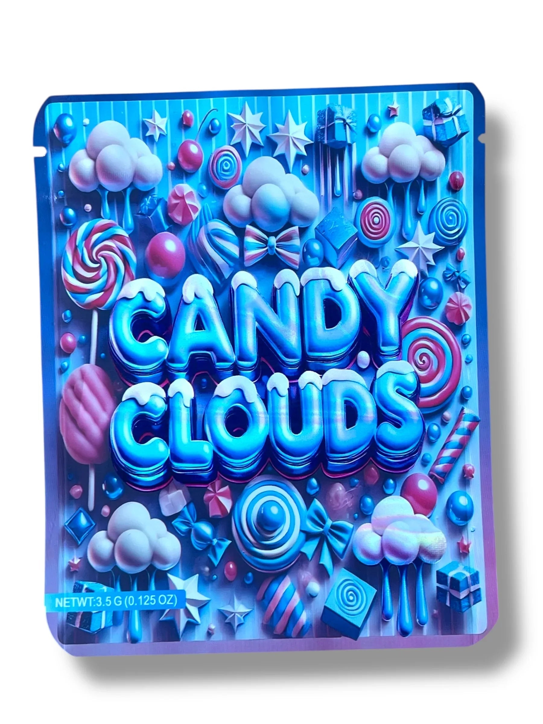 Candy Clouds 3.5g Mylar Bag- Packaging Only - Black Unicorn Hub