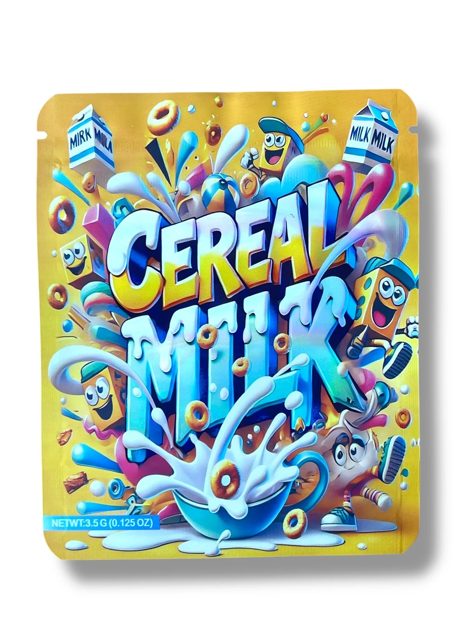Cereal Milk 3.5g Mylar Bag- Packaging Only - Black Unicorn Hub