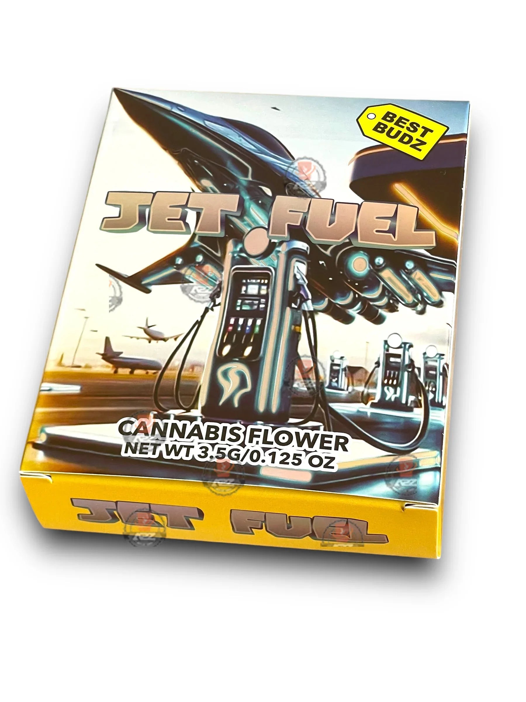 Best Budz Jet Fuel Mylar Bags with Boxes 3.5g Box Packaging Holographic - Black Unicorn Hub