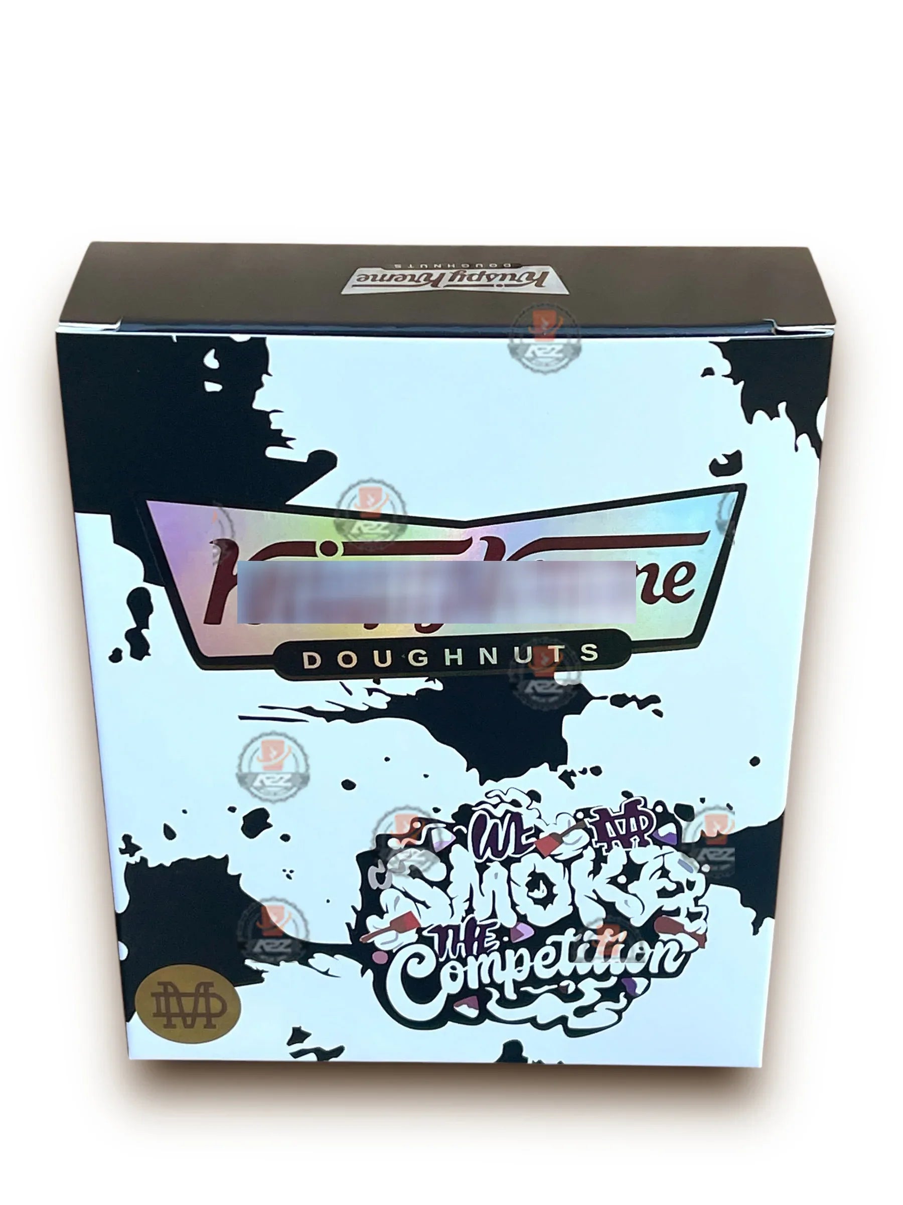 K Kreme Mylar Bags with Boxes 3.5g Box Packaging Holographic - Black Unicorn Hub