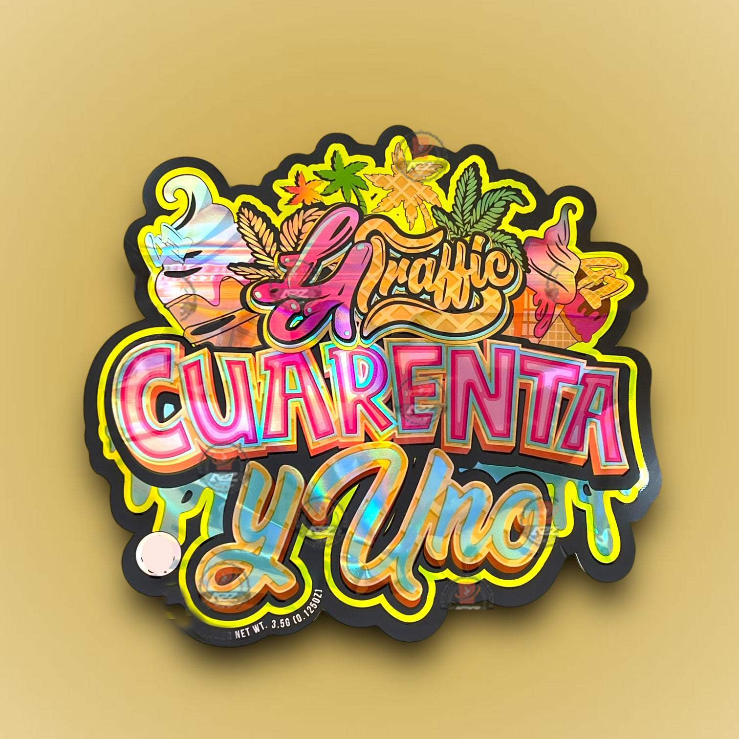 LA Traffic Cuarenta Y Uno  3.5G Mylar Bag 41