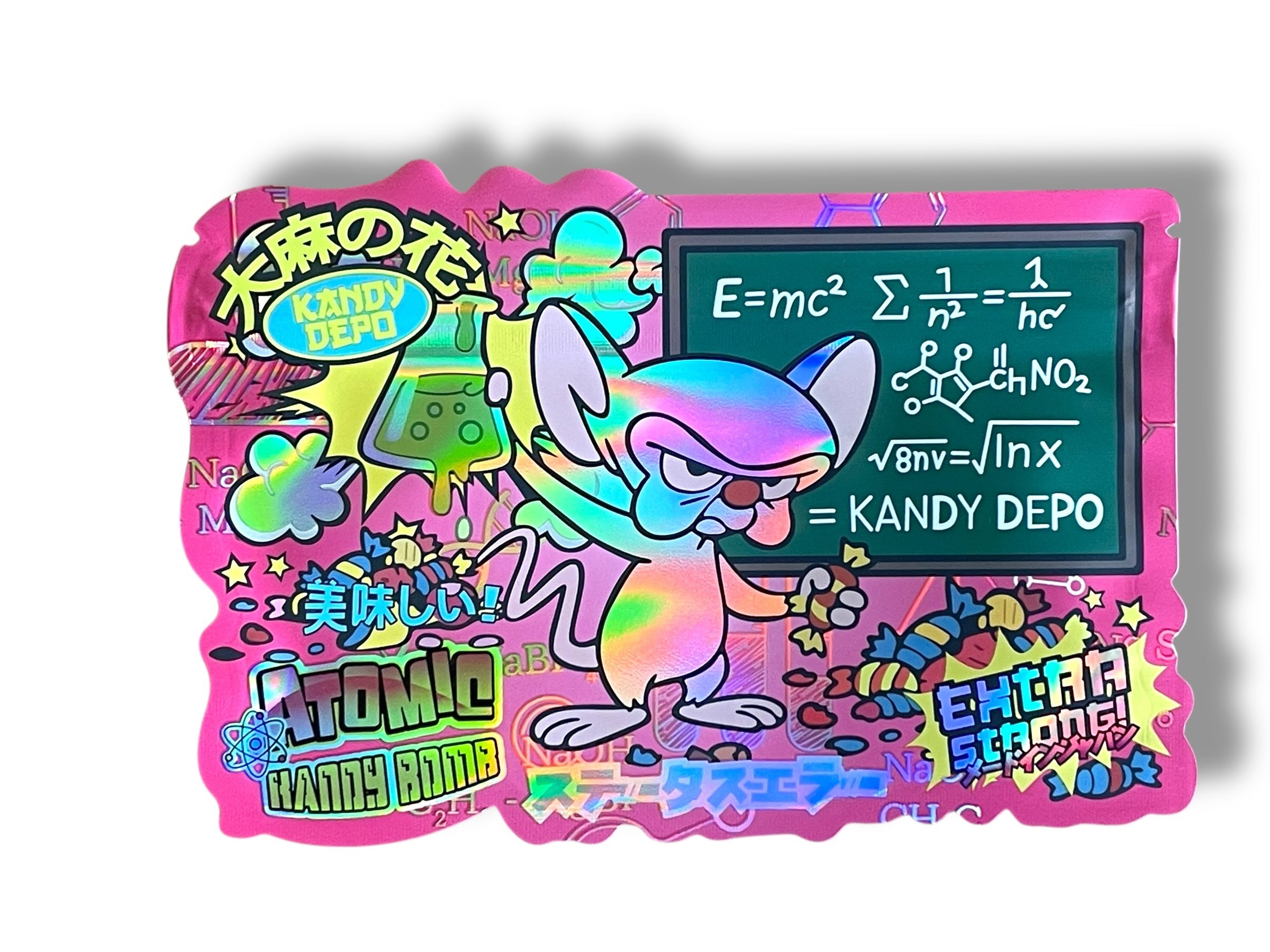 Atomic Kandy Bomb Mylar Bag 3.5g shape bags Kandy Depot