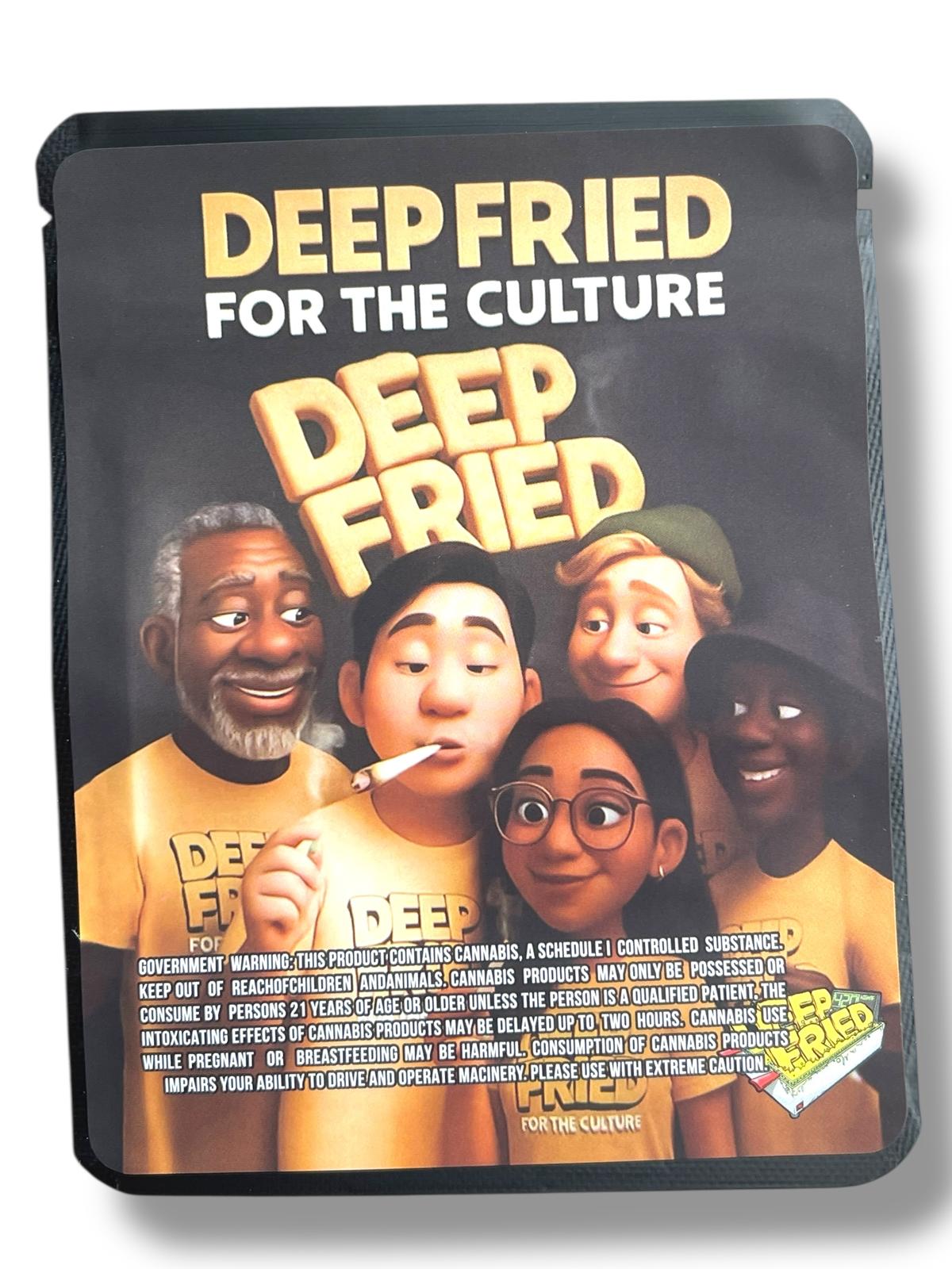 Deep Fried For The Culture 3.5G Sticker Mylar Bags