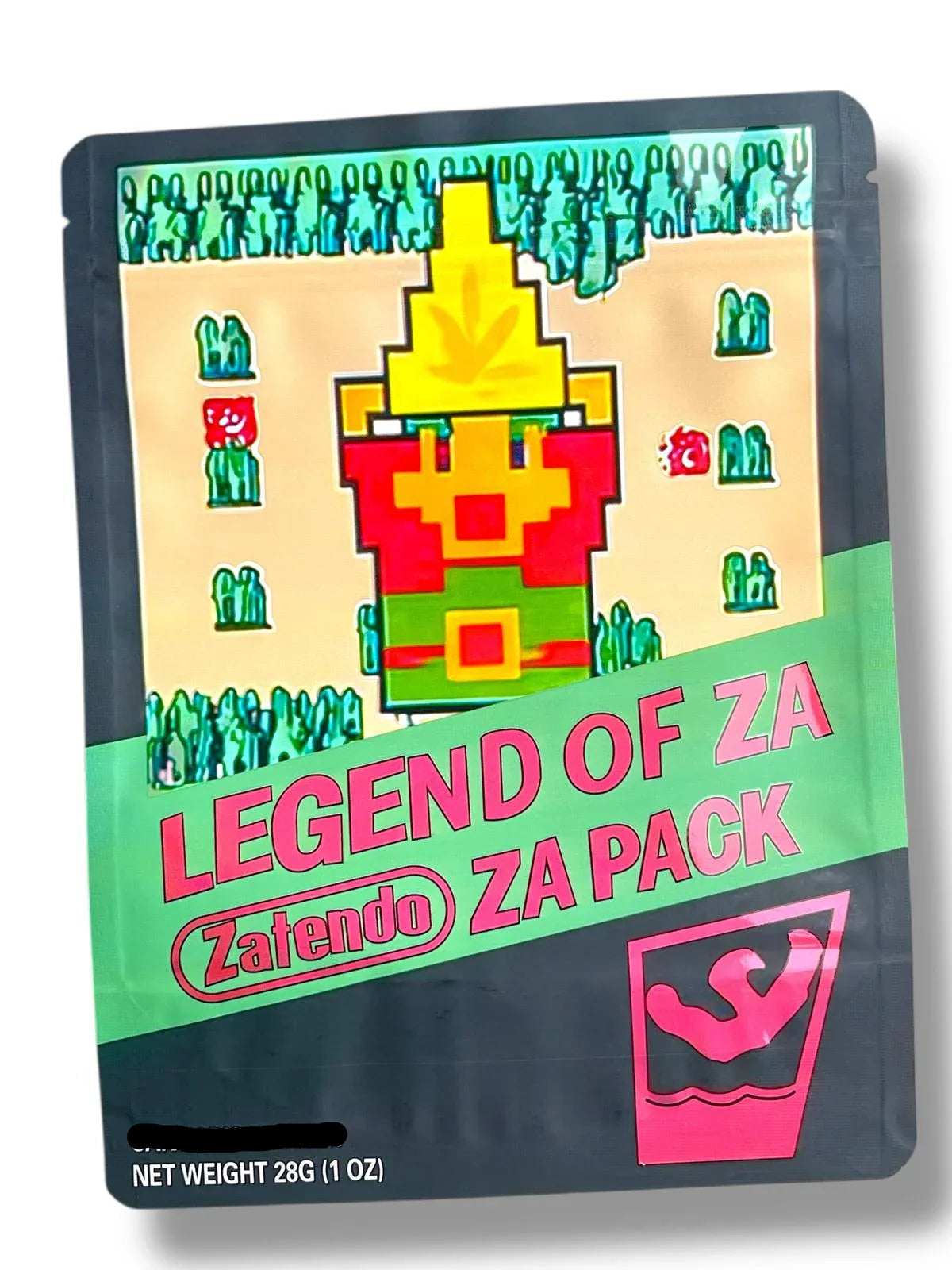 Legend of ZA Pack 1 OZ 28G empty Mylar bag 1 ounce (50 Count) Zatendo - Black Unicorn Hub