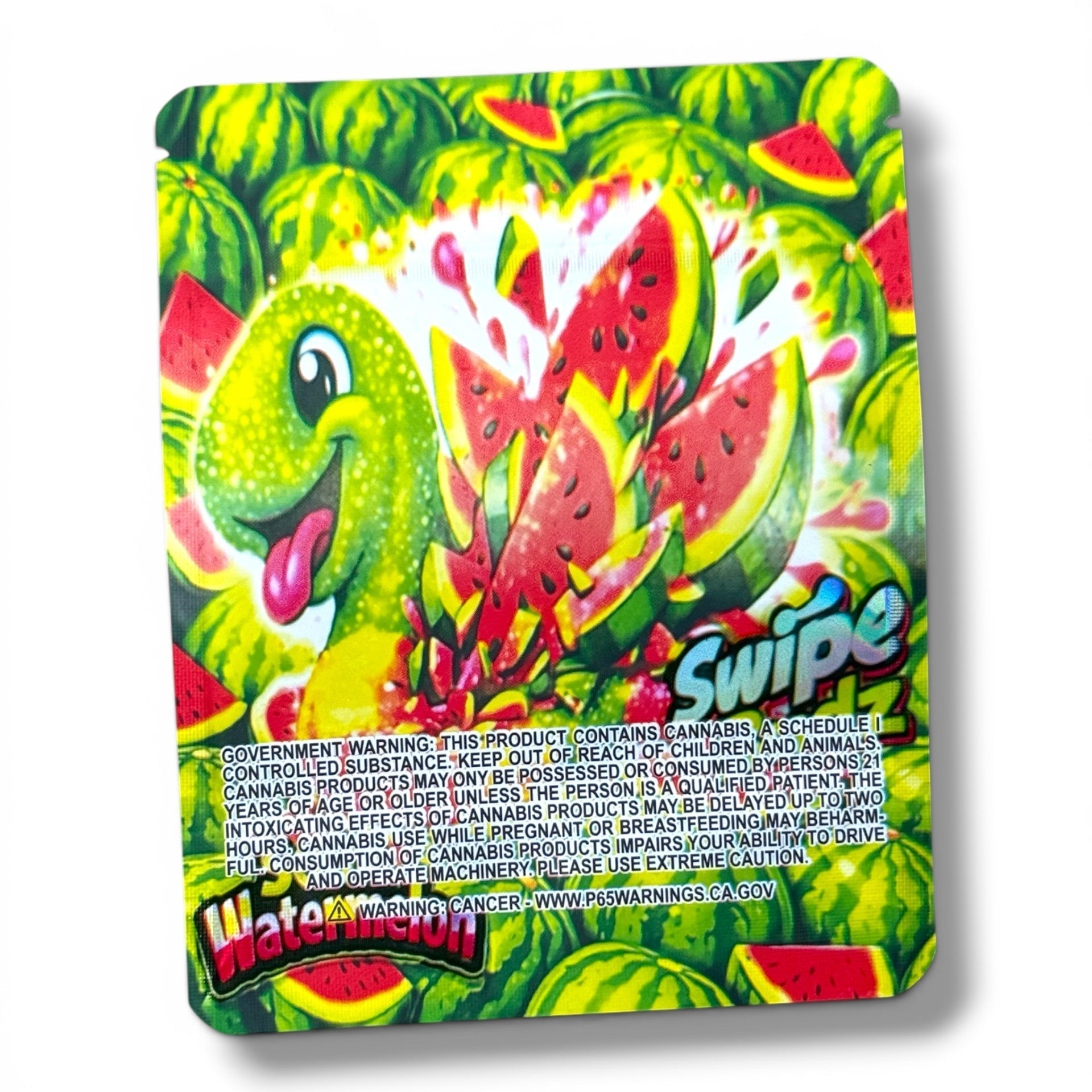 Swipe Budz Sour Watermelon 3.5g Mylar Bag- Packaging