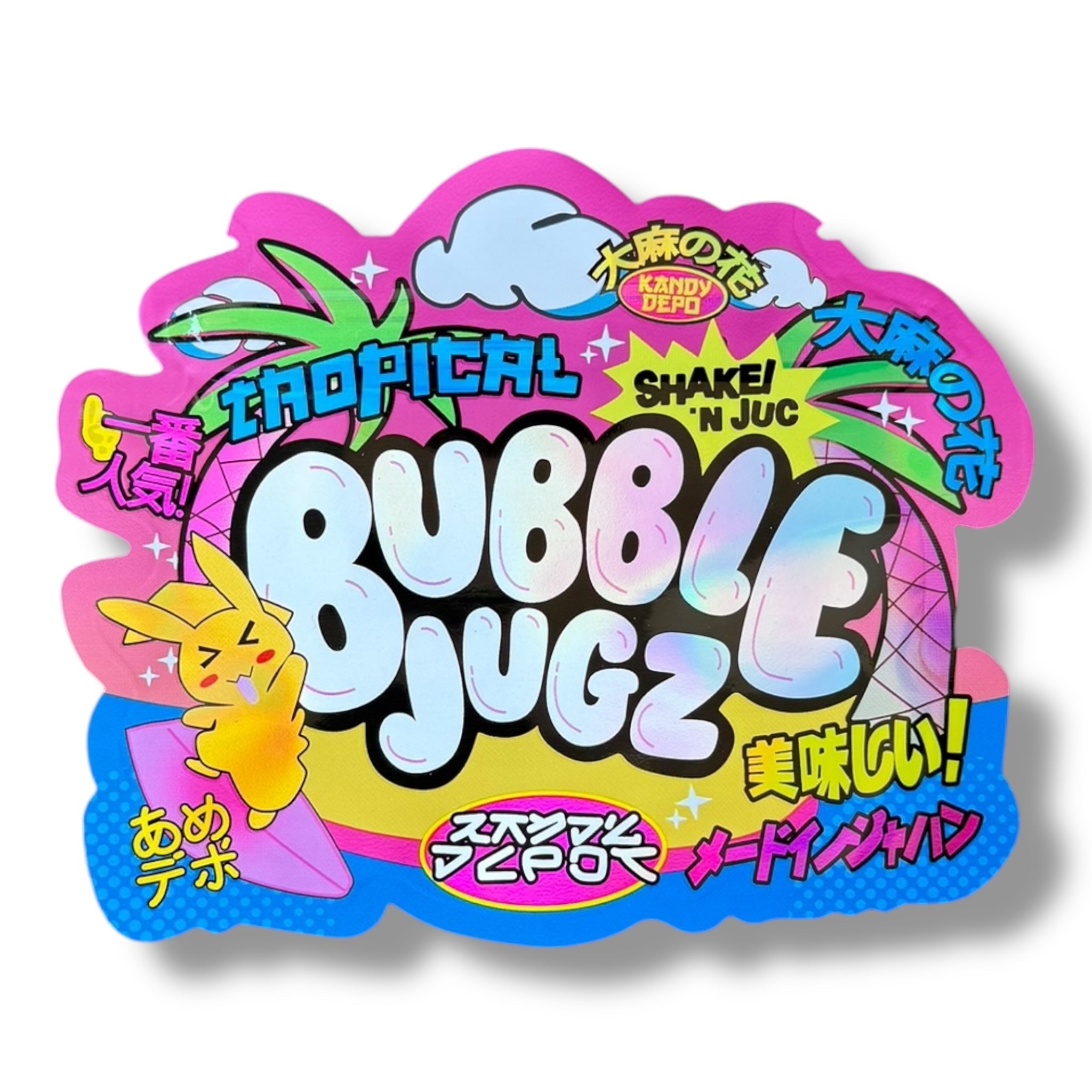 Bubble Jugz Mylar Bags with Boxes 3.5g Box Packaging Kandy Depo