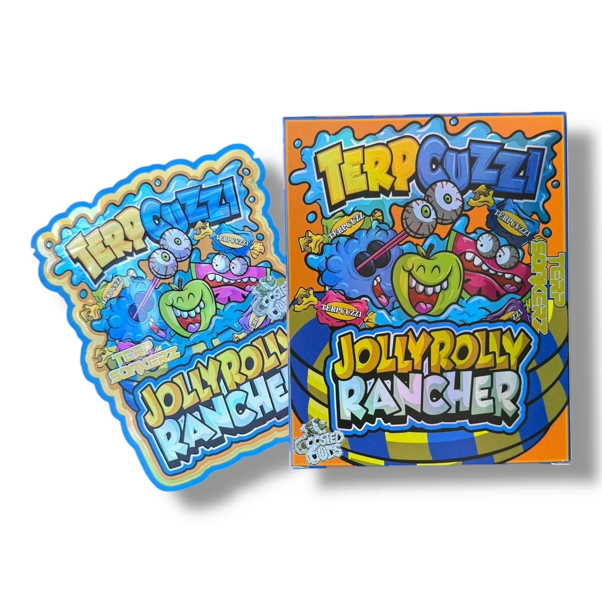 TerpCuzzi Mylar Bags with Boxes 3.5g Box Packaging - Black Unicorn Hub