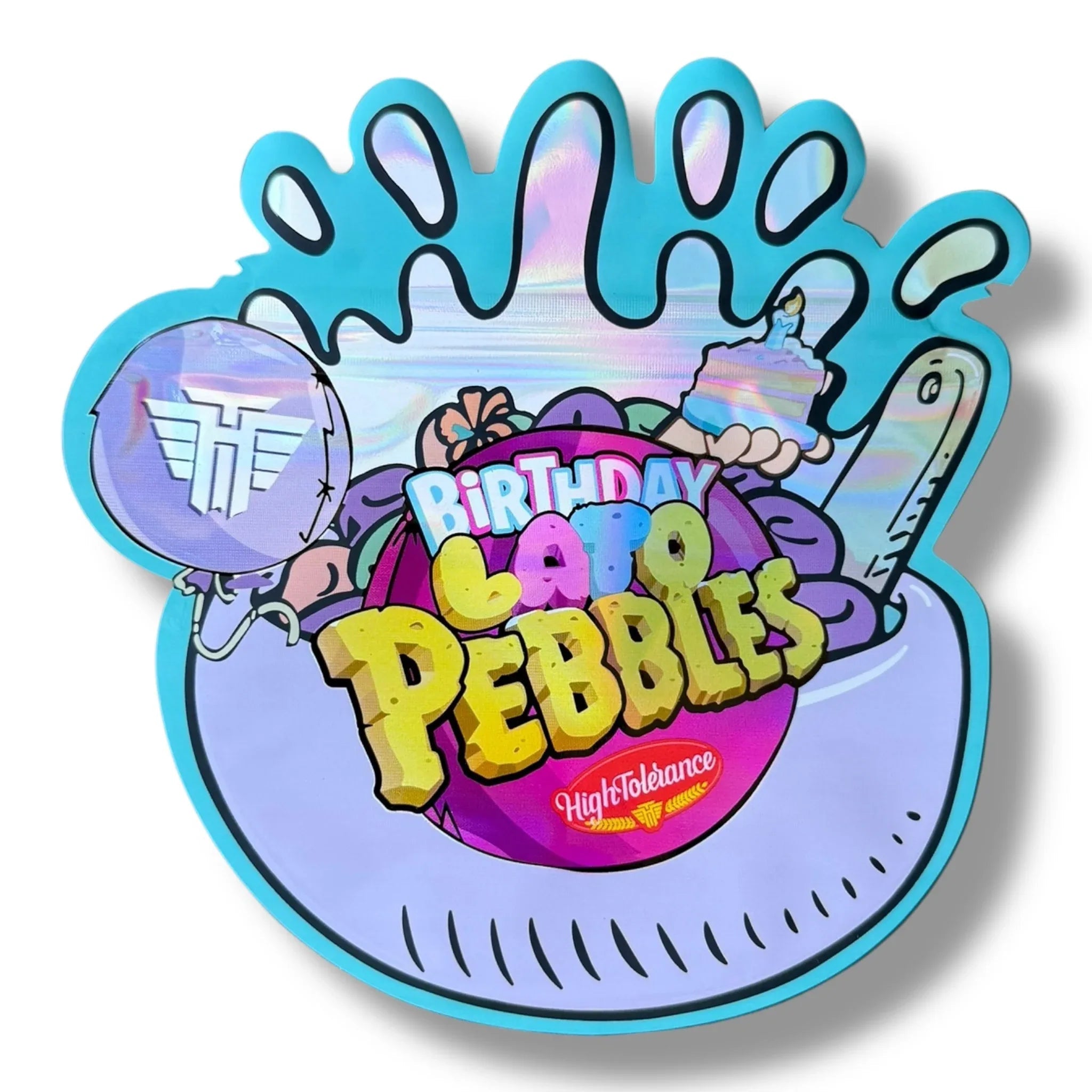 Kandy Depo Birthday Lato Mylar Bag 3.5g shape bag - Black Unicorn Hub