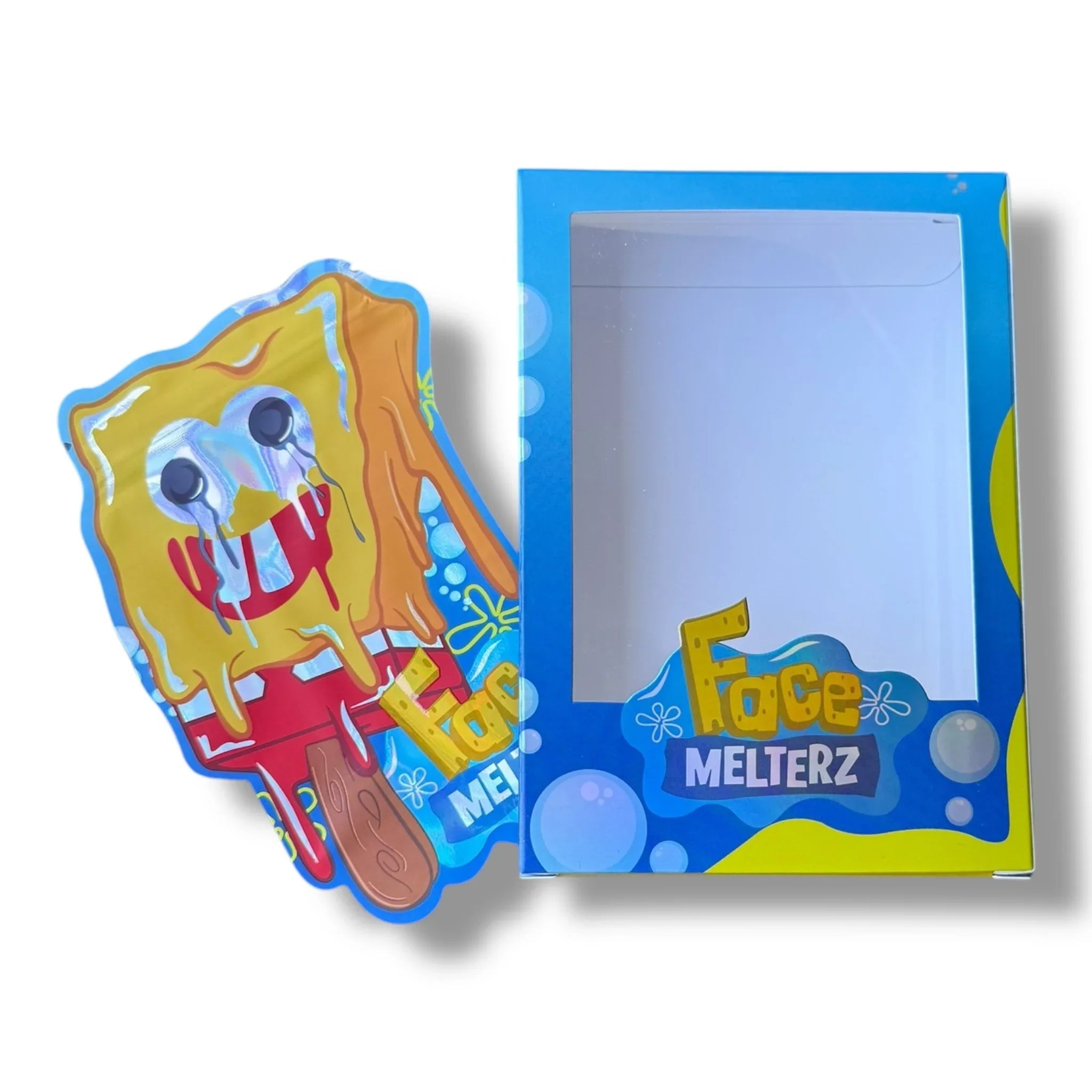 Face Melterz Mylar Bags with Boxes 3.5g Box Packaging - Black Unicorn Hub