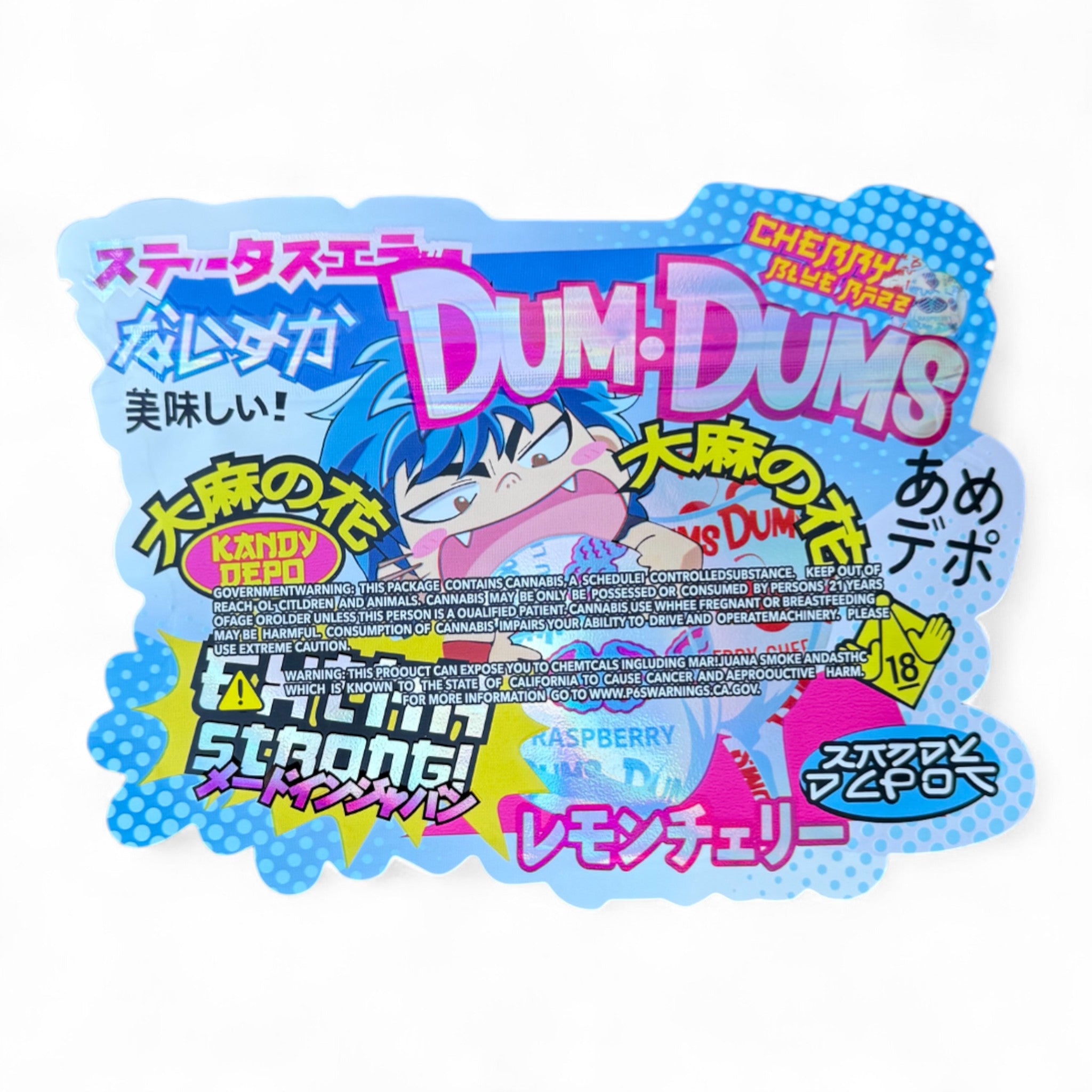Dum Dums Extra Strong Mylar Bags with Boxes 3.5g Box Packaging Kandy Depo