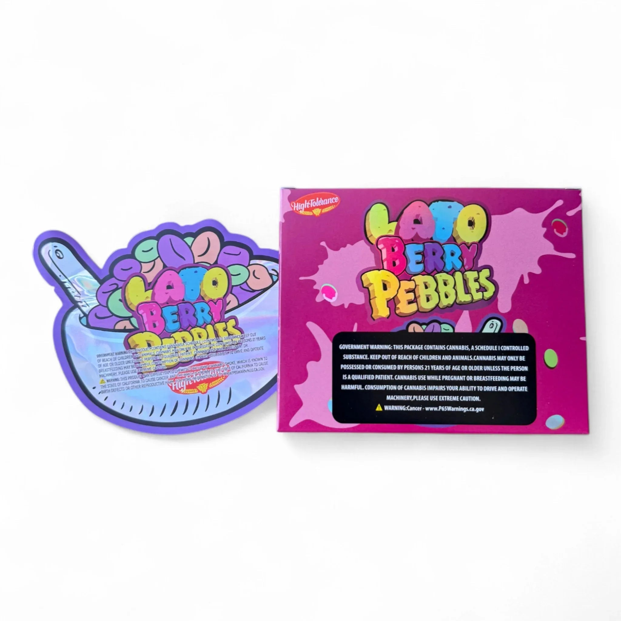 Lato Berry Mylar Bags with Boxes 3.5g Box Packaging Kandy Depo - Black Unicorn Hub