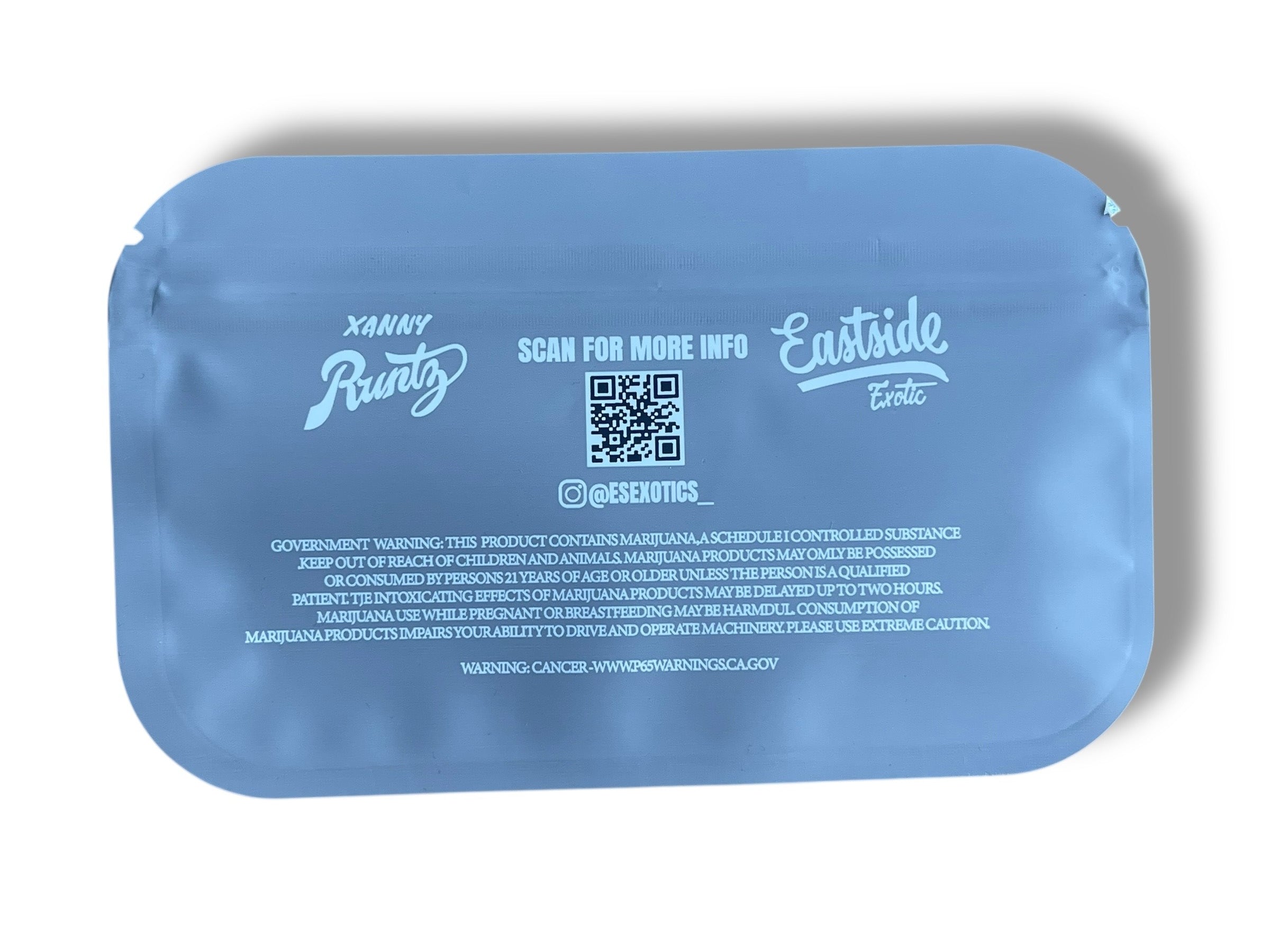 Xanny Runtz Mylar Bags with Boxes 3.5g Box Packaging Eastside Xanax