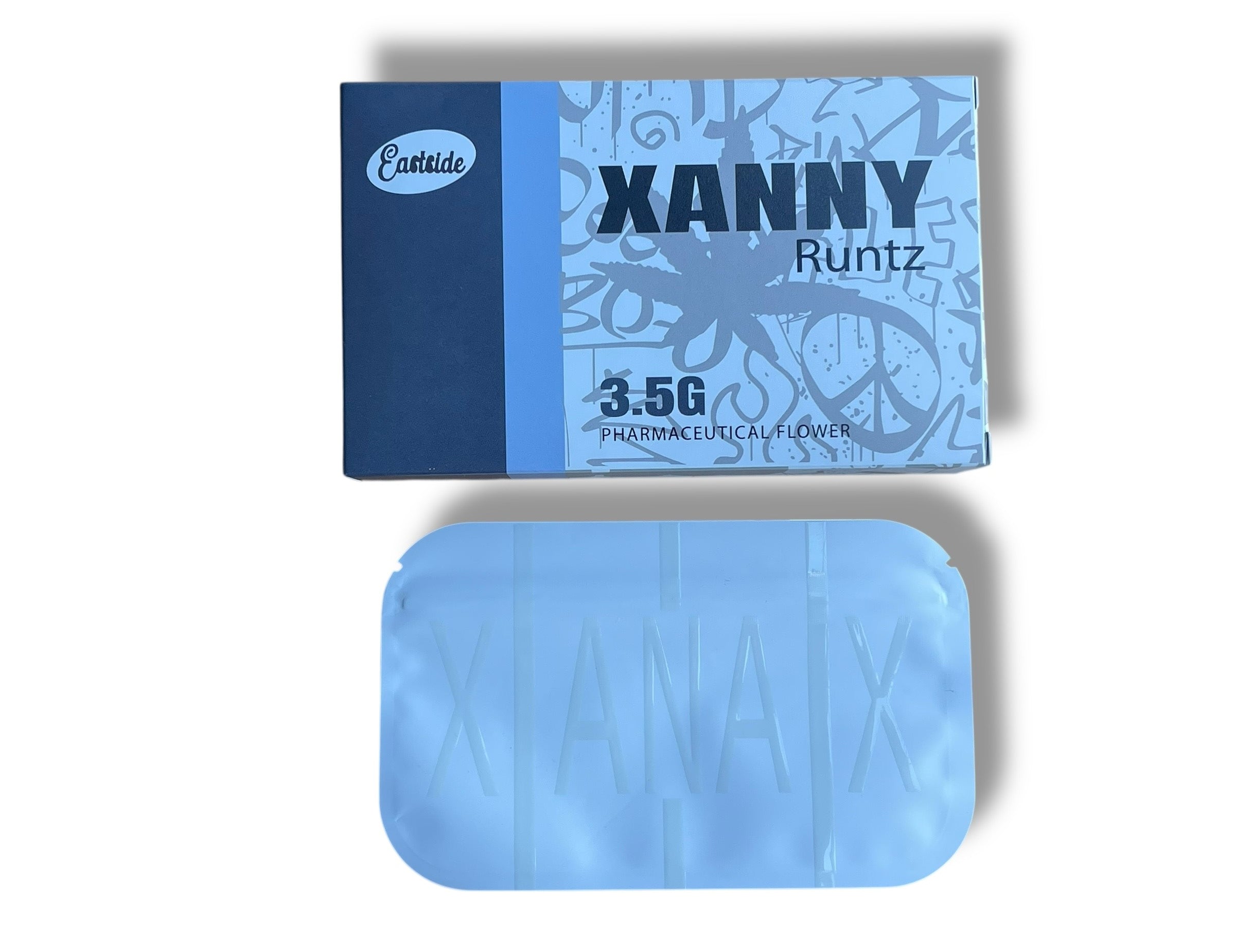 Xanny Runtz Mylar Bags with Boxes 3.5g Box Packaging Eastside Xanax