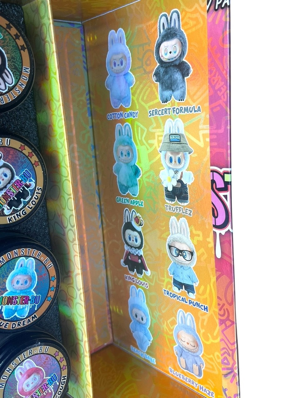 Monster BU Variety Pack 16-1oz Jars in a box