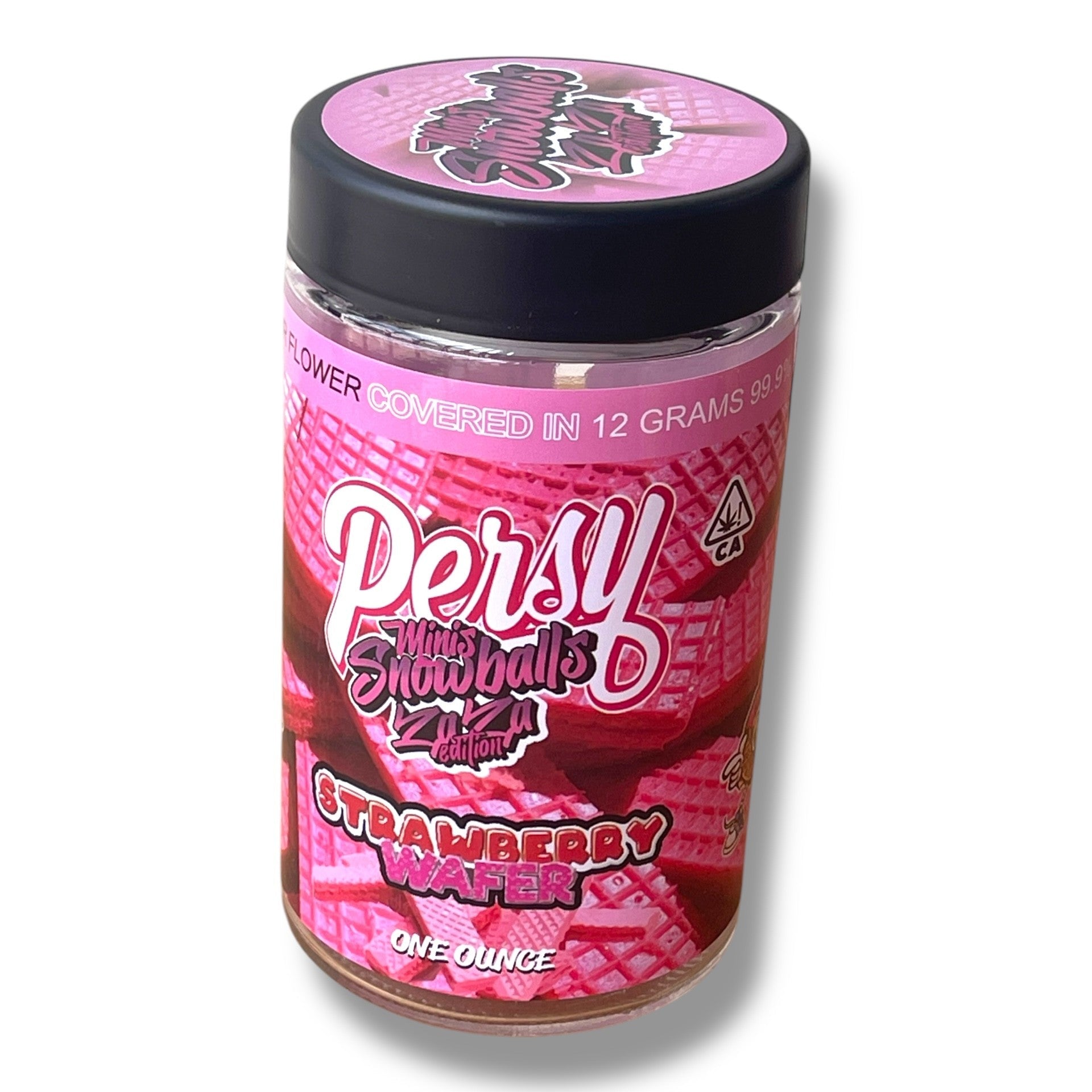 Persy Snowballs Zaza Edition 16-1oz Glass Jars - Varity Pack 16 Flavors in box 1 pound empty jars