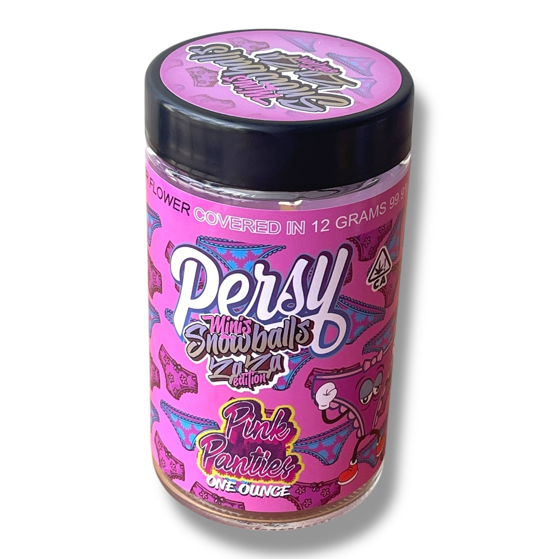 Persy Snowballs Zaza Edition 16-1oz Glass Jars - Varity Pack 16 Flavors in box 1 pound empty jars