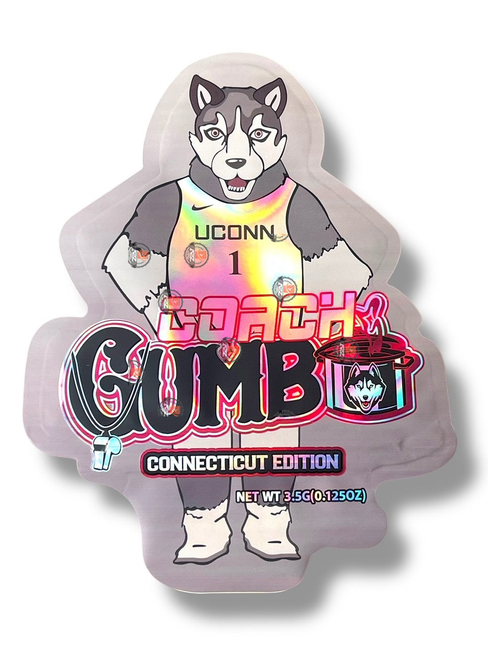 Coach Gumbo UCONN Mylar Bag 3.5g shape bag Fly trap