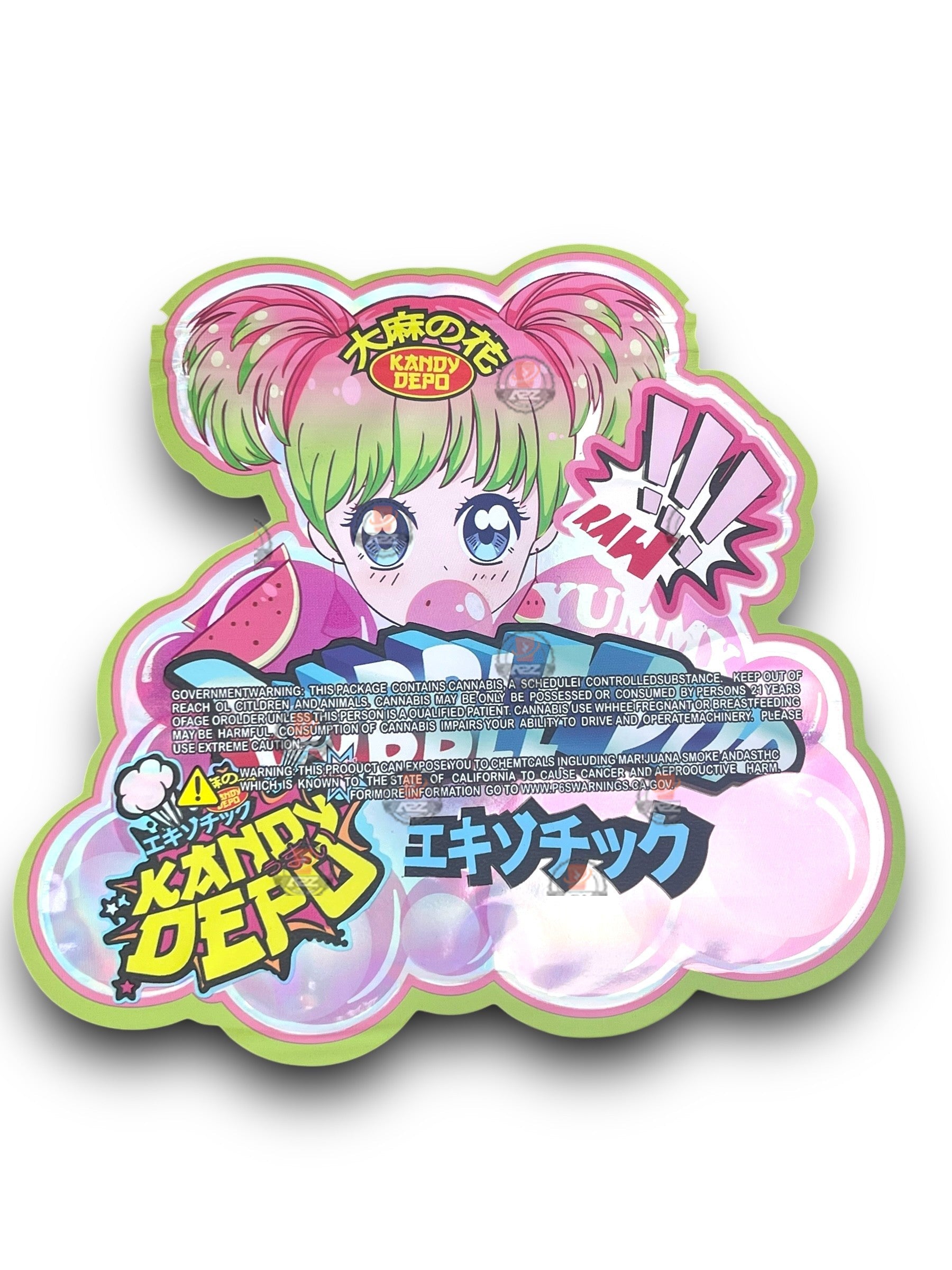 Kandy Depo Dubble Pop Mylar Bags 3.5g Holographic
