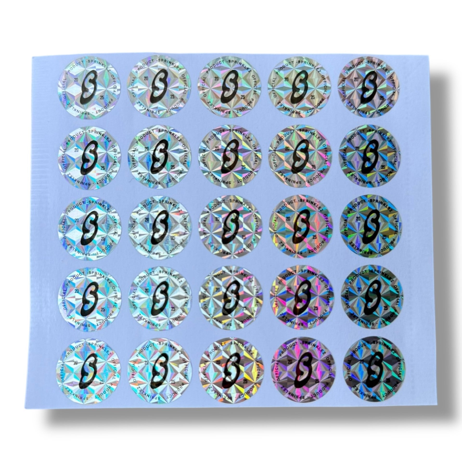 Sprinklez Booby Trap 3.5G Mylar Bags -With stickers and label