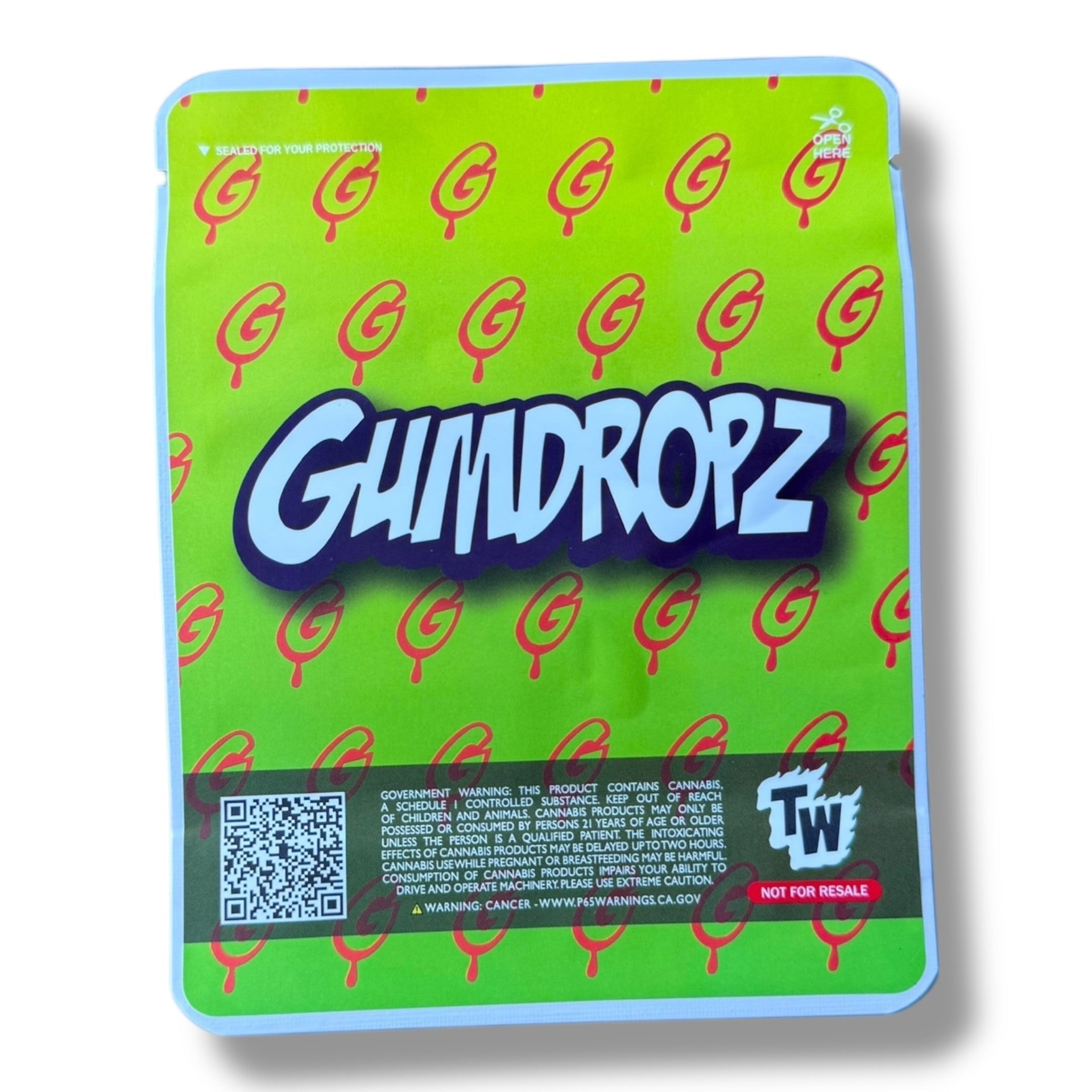 Sprinklez Magic Melon 3.5G Mylar Bags -With stickers and label