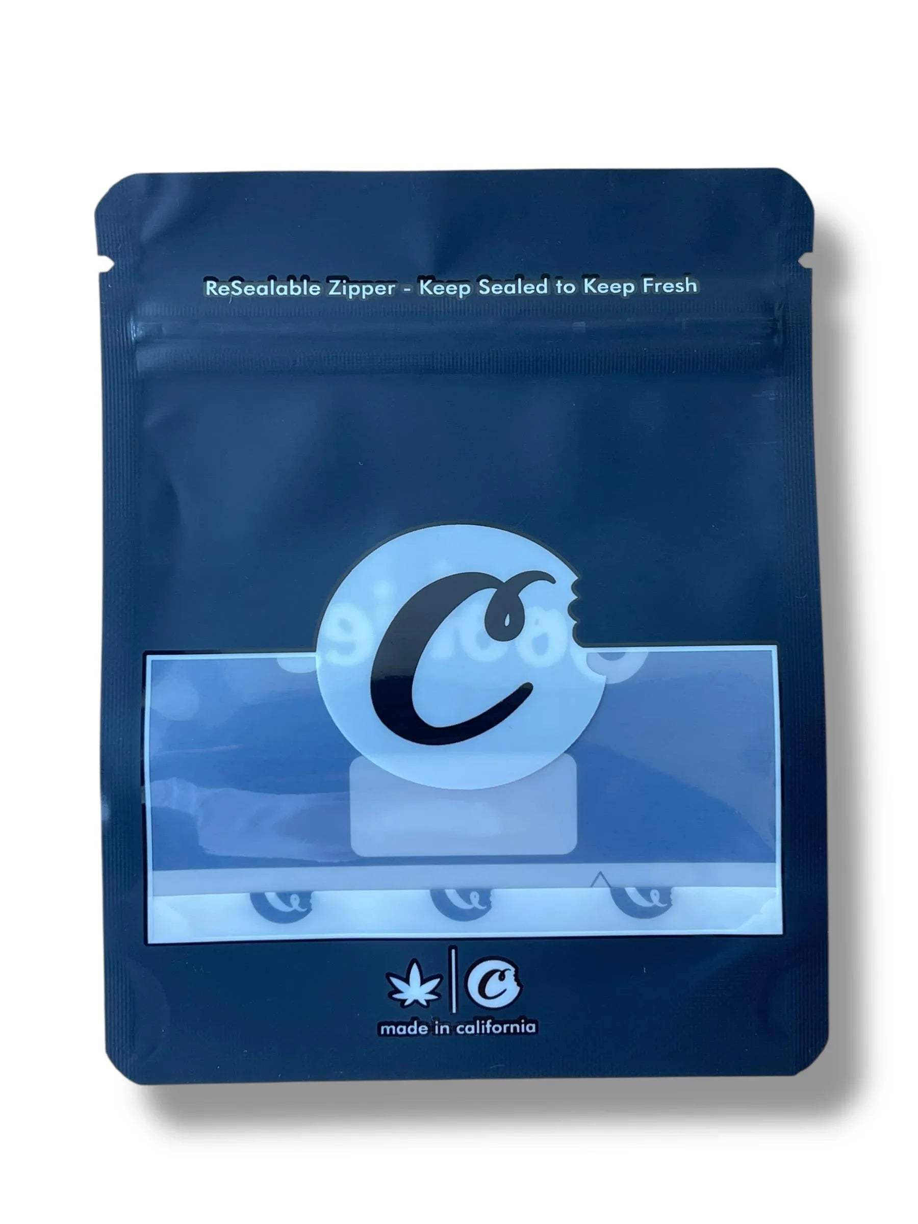 Cookies Mylar Bags 3.5 Gram with window Smell Proof Resealable Cookies Bags Black - Black Unicorn Hub