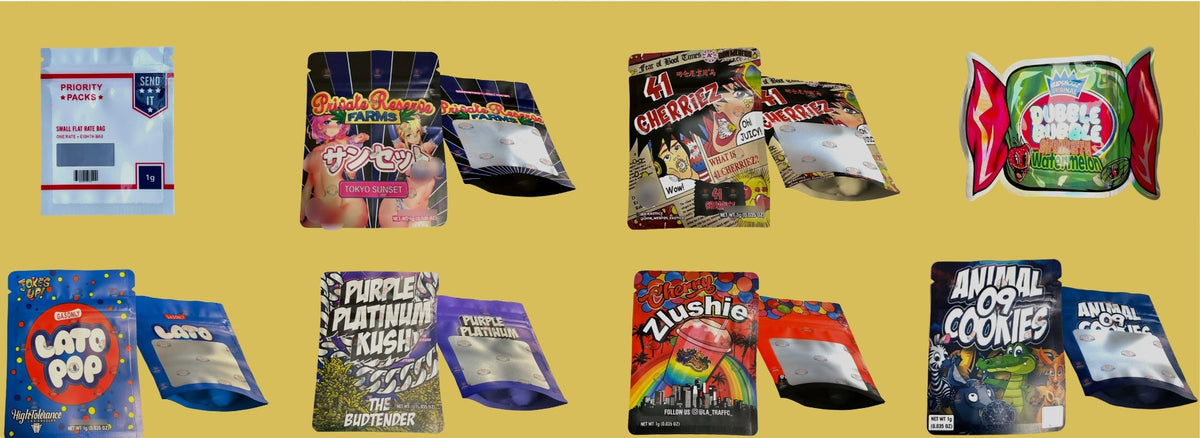 1 GRAM MYLAR BAGS