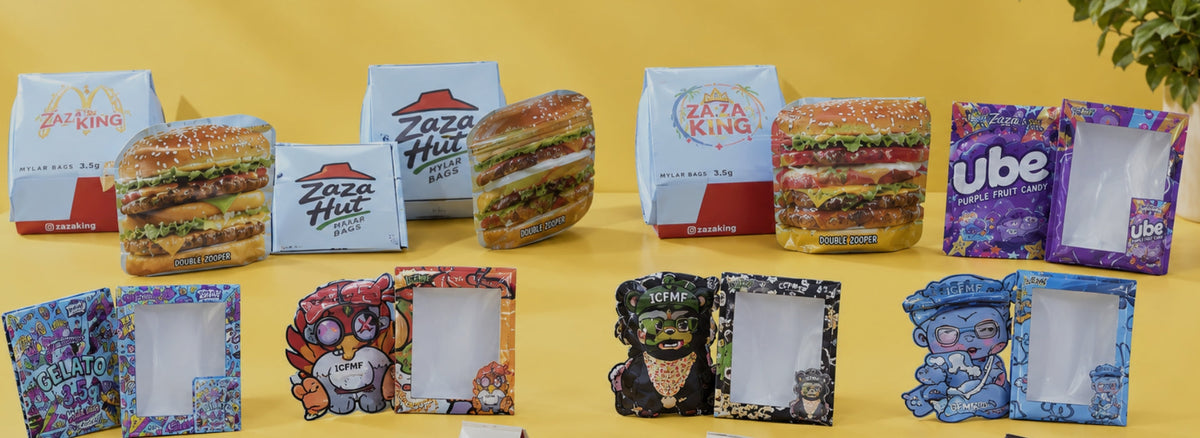 Mylar Bags with Boxes