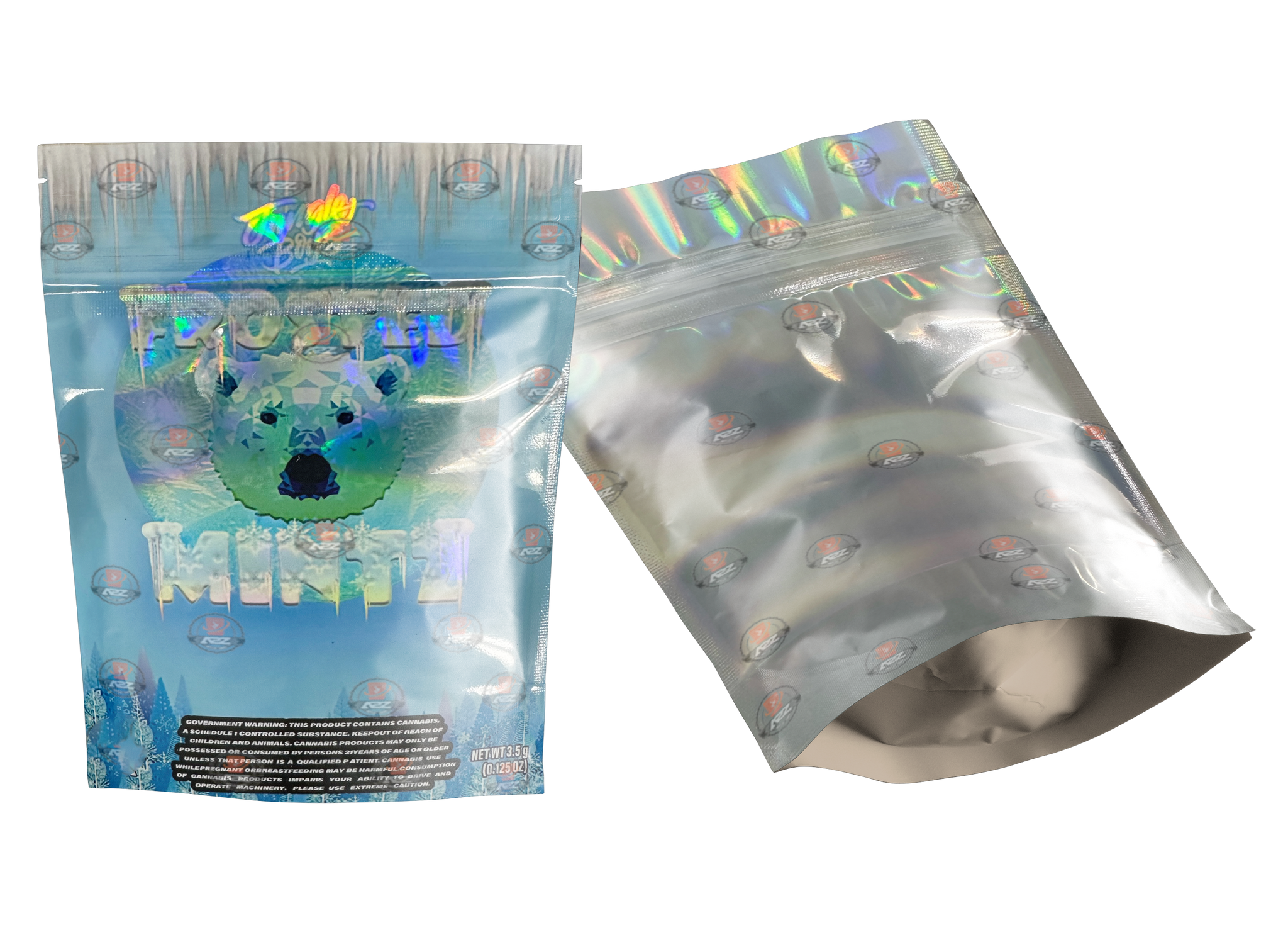 Jungle Boys Frosted Mintz Mylar bag 3.5g  Packaging Only