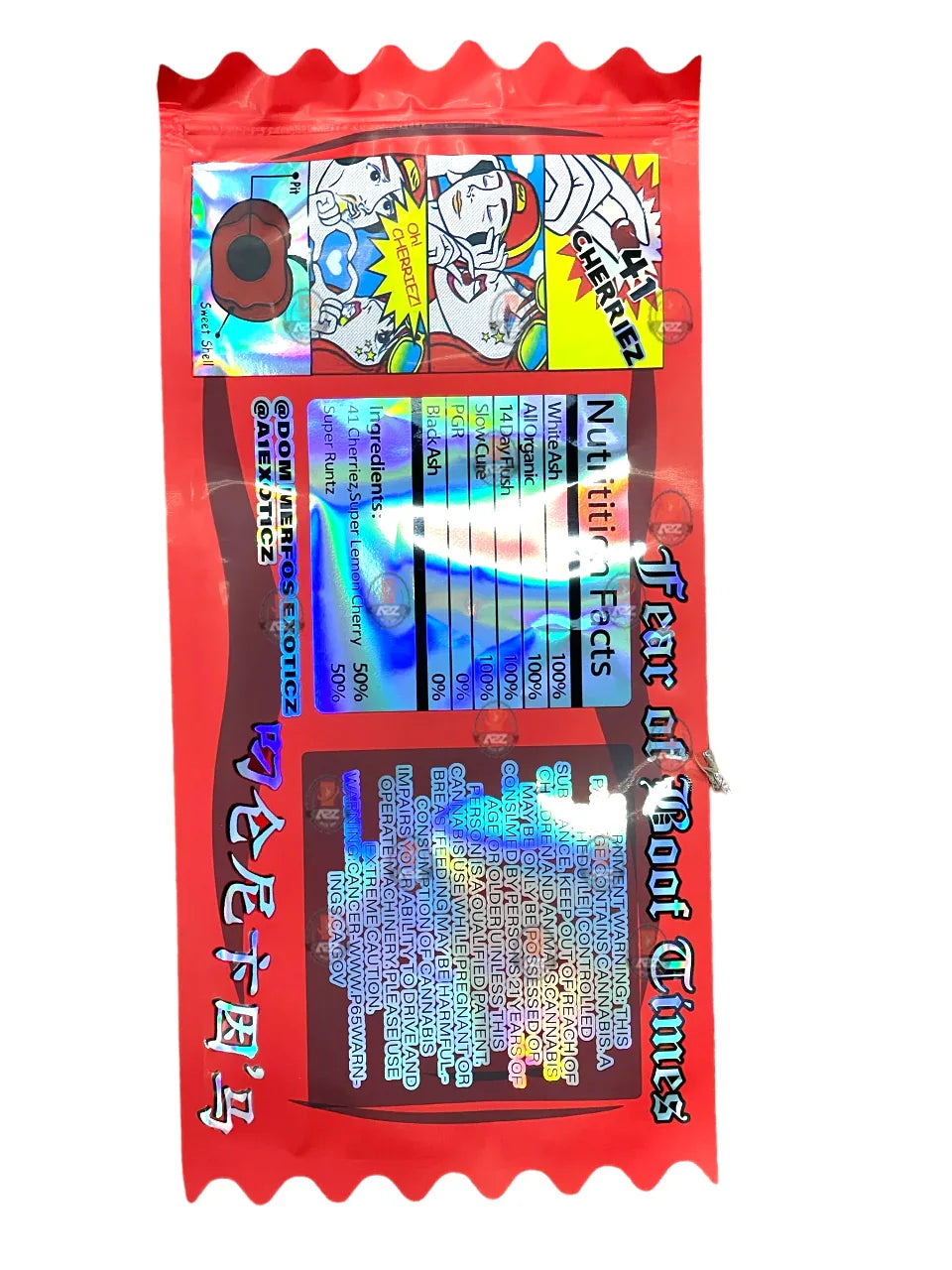 41 Cherriez Mylar Bags 16 OZ (1 LBS) Don Merfos Exotics - Black Unicorn Hub