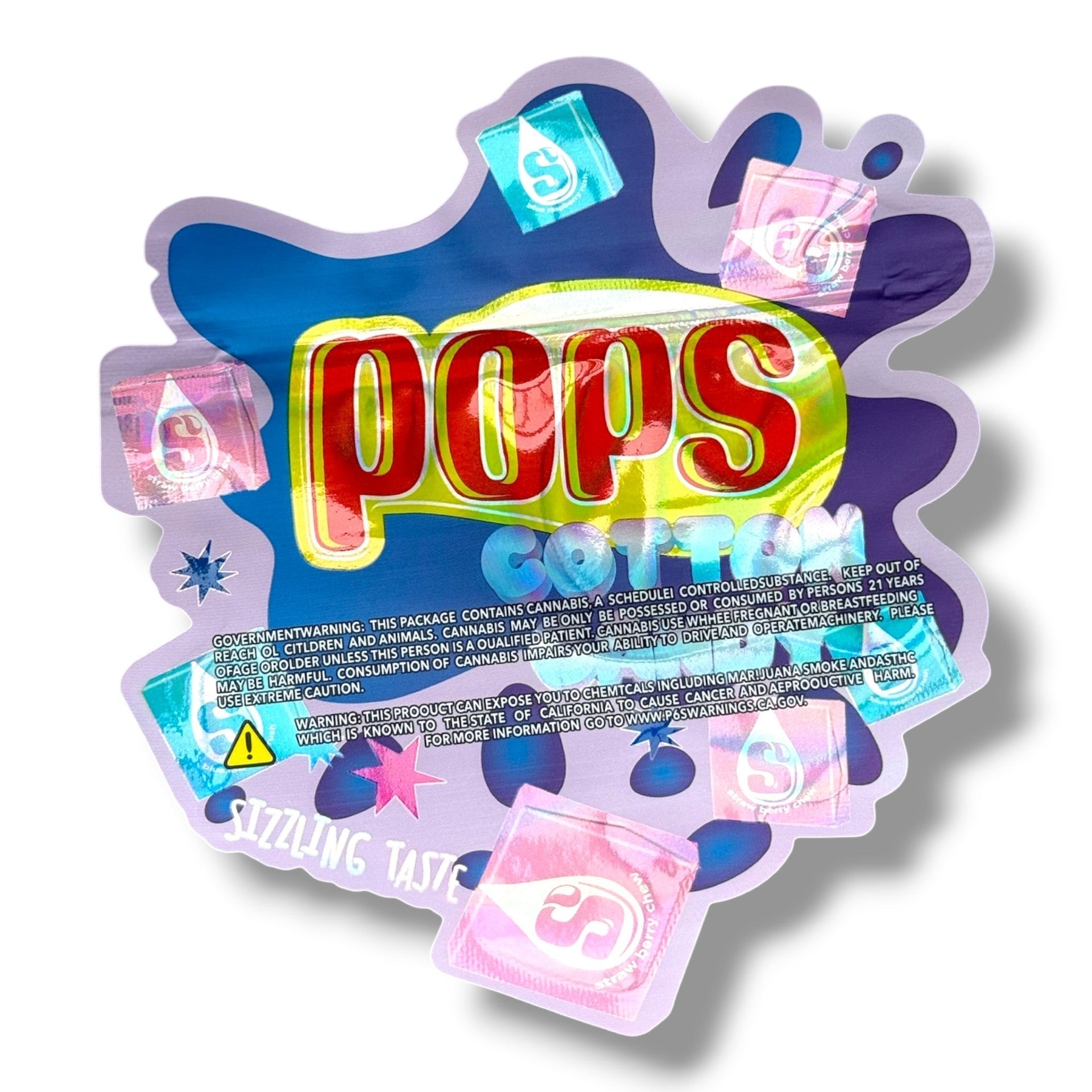 Pops Cotton Candy 3.5g shape bags