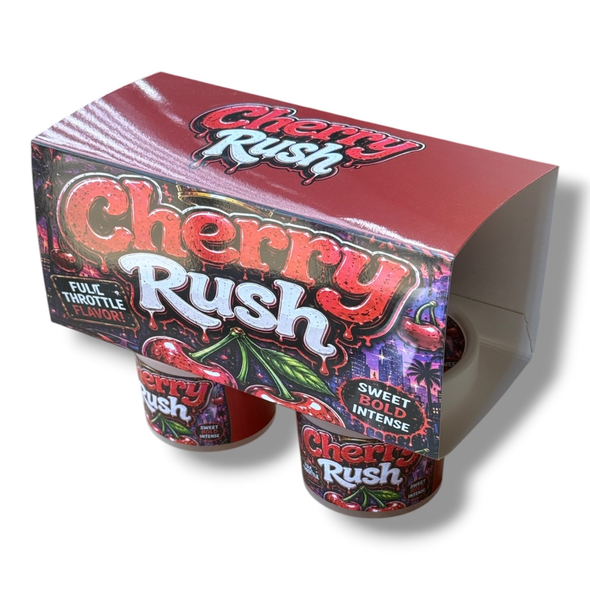 Cherry Rush Ice Cream Style 3.5G Plastic Jars with Display Boxes – Packaging Only (Copy)