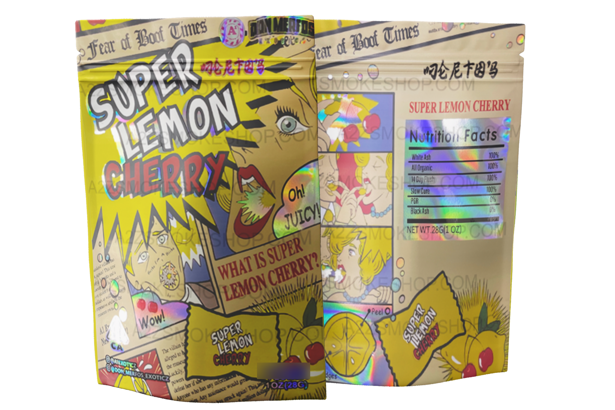 Don Merfos Super Lemon Cherry 1 OZ 28G Mylar bag