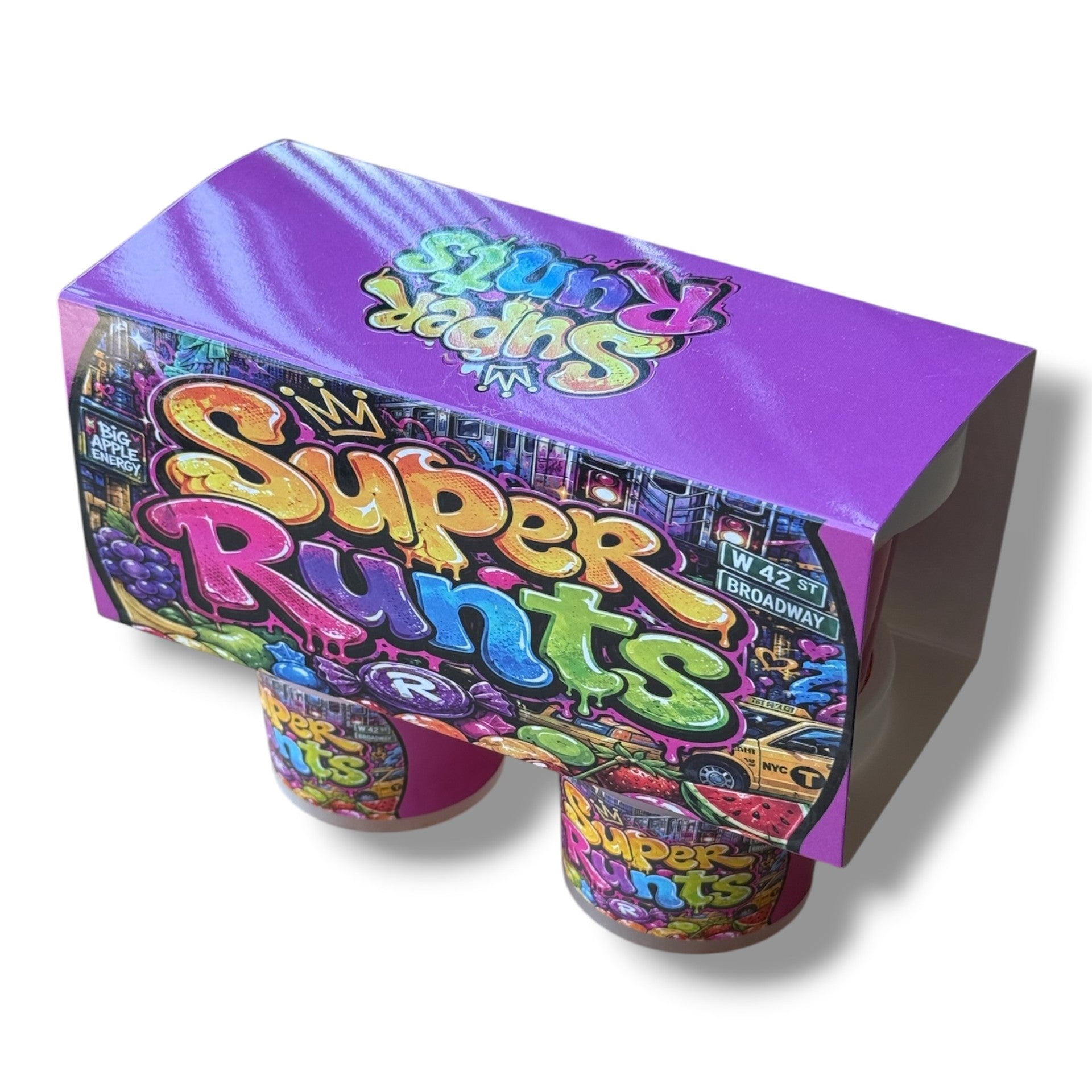 Super Runts Ice Cream Style 3.5G Plastic Jars with Display Boxes – Packaging Only