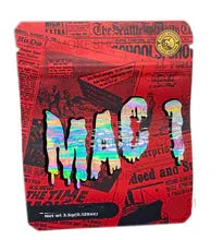 Black Unicorn -Mac 1 Holographic Mylar bag 3.5g For Flower - Black Unicorn Hub