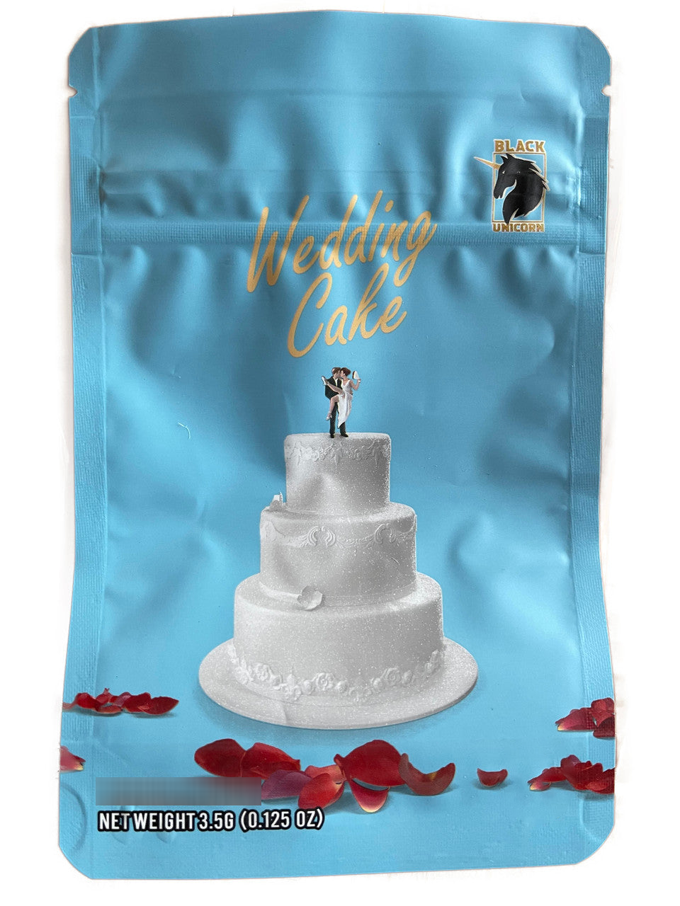 Black Unicorn -Wedding cake strain Mylar bag 3.5g  Flower