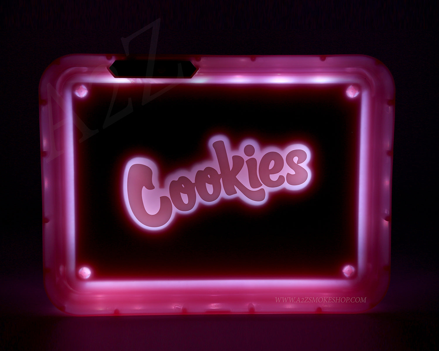 Cookies Bluetooth LED Glow Rolling Tray Lights up Rechargeable - Glossy Finish