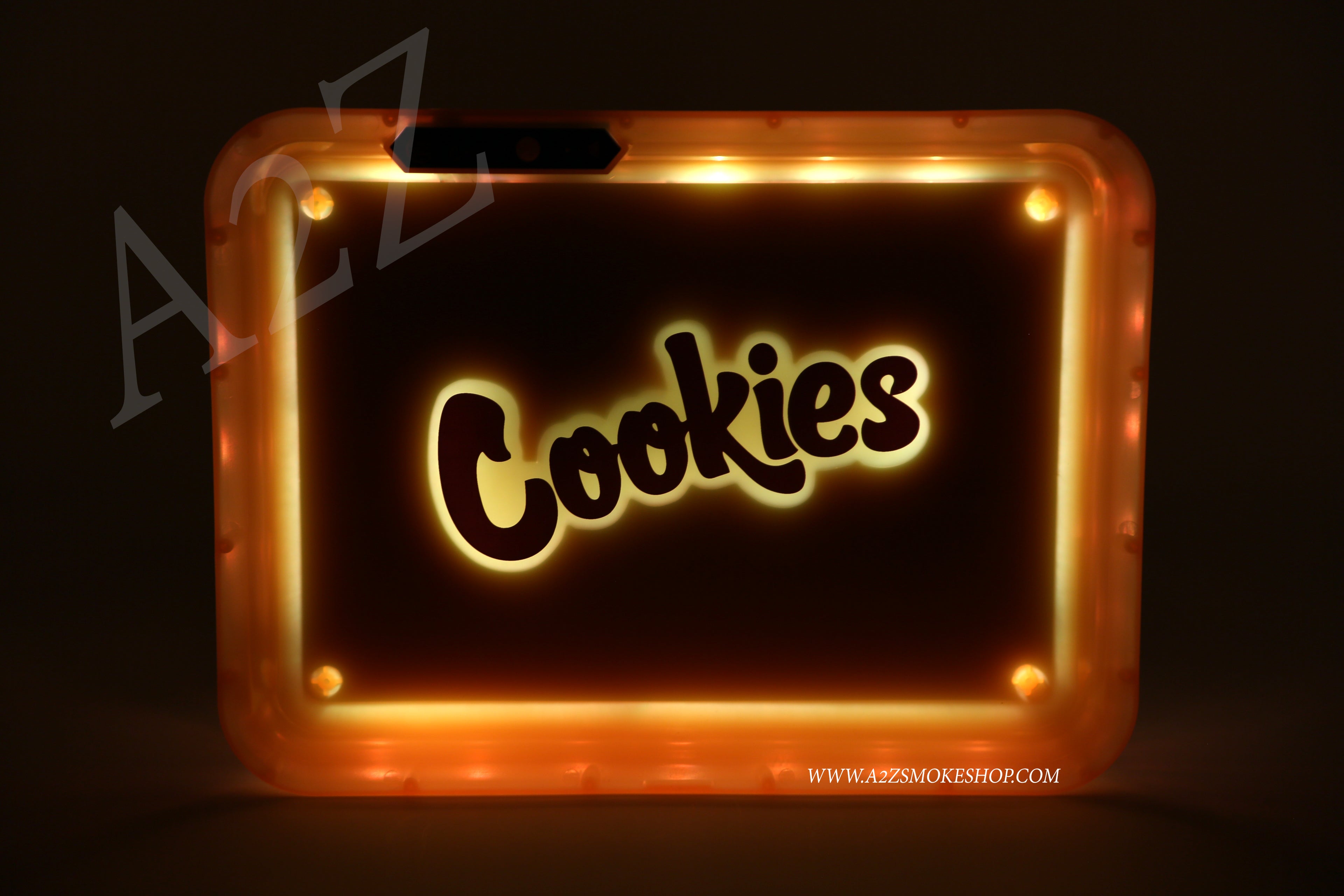 Cookies Bluetooth LED Glow Rolling Tray Lights up Rechargeable - Glossy Finish