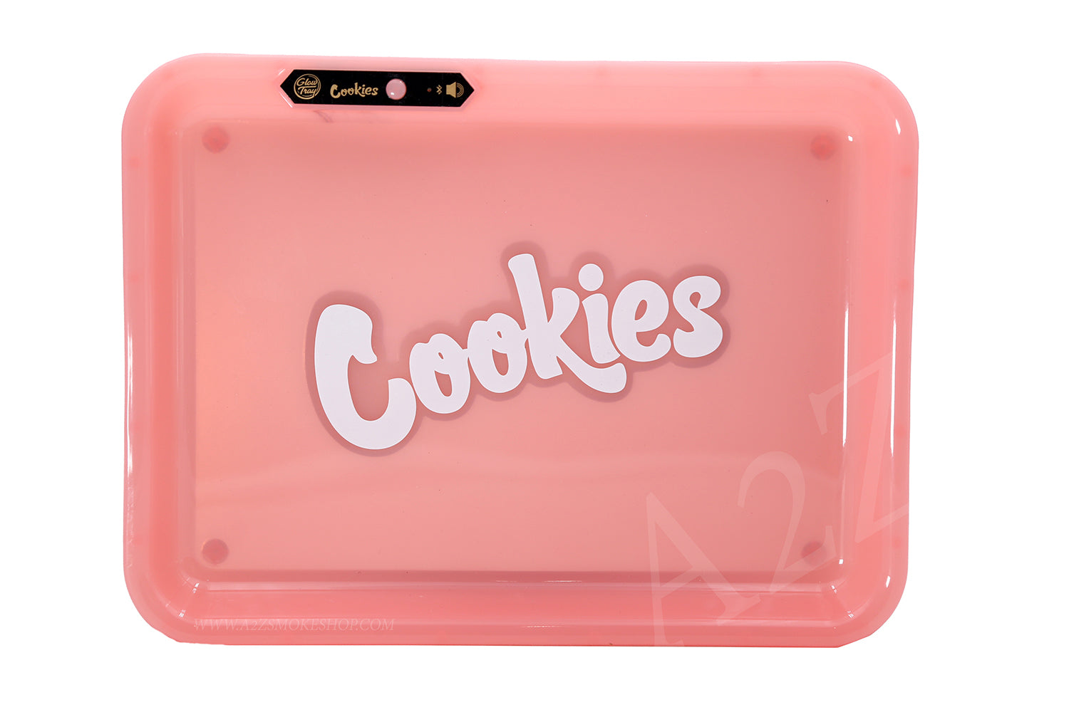 Cookies Bluetooth LED Glow Rolling Tray Lights up Rechargeable - Glossy Finish