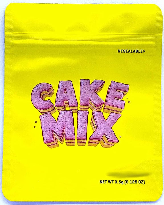 Cookies Cake Mix Mylar Bags 3.5 Grams