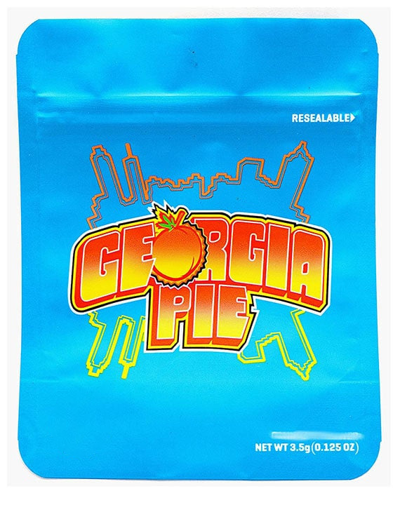Cookies Georgia Pie Mylar Bags 3.5 Grams Smell Proof Resealable Bags