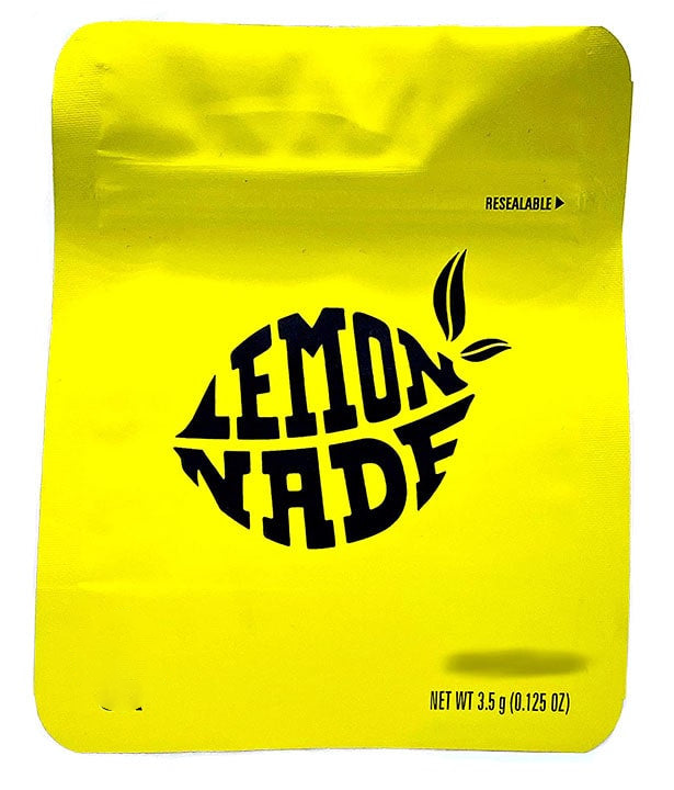 Cookies Lemonade Mylar Bags 3.5 Grams Smell Proof Resealable Bags w/ Holographic Authenticity Stickers