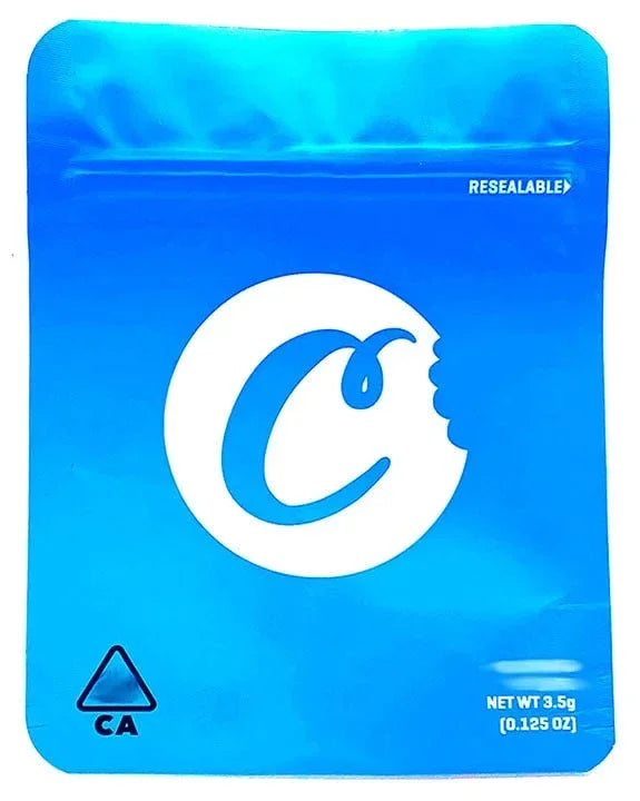 Cookies Mylar Bags 3.5 Grams Smell Proof Resealable Cookies Bags - Black Unicorn Hub