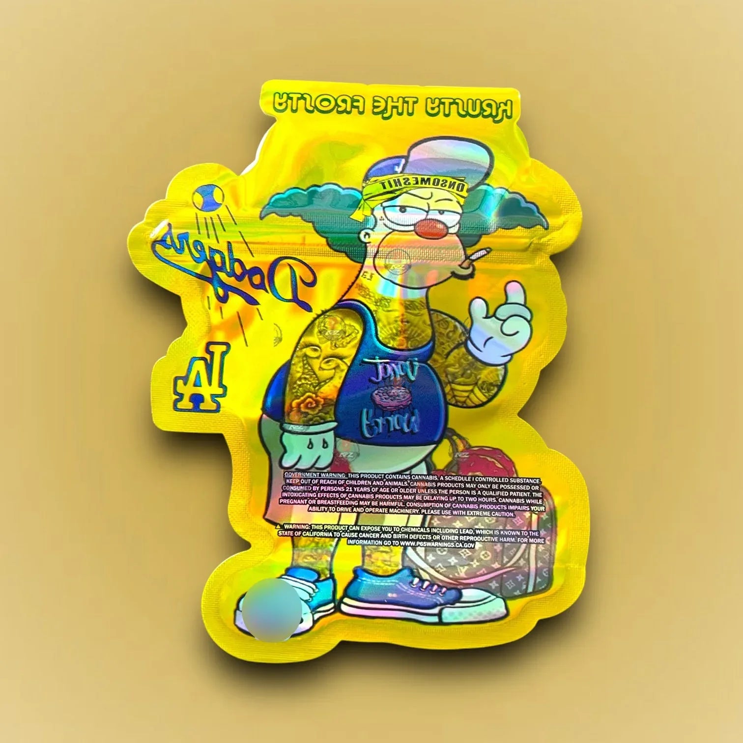 Krusty The Frosty Dodgers 3.5G Mylar Bags- On Some Shit - Black Unicorn Hub