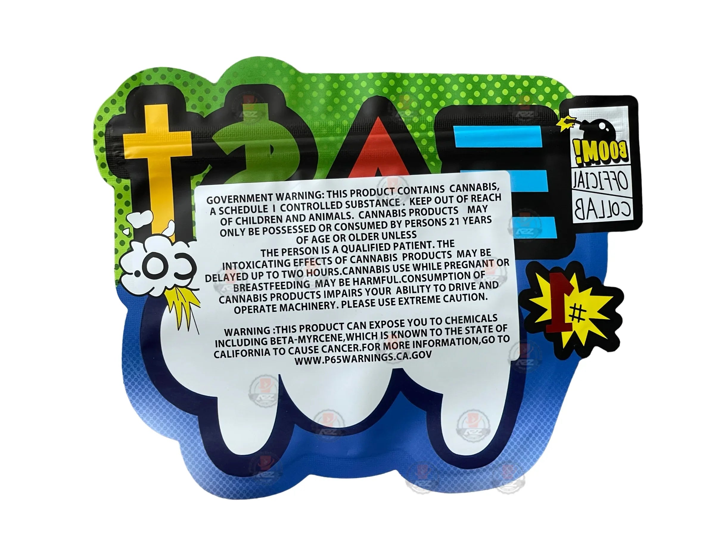 East POP 3.5g Mylar Bag Cut Out - Black Unicorn Hub