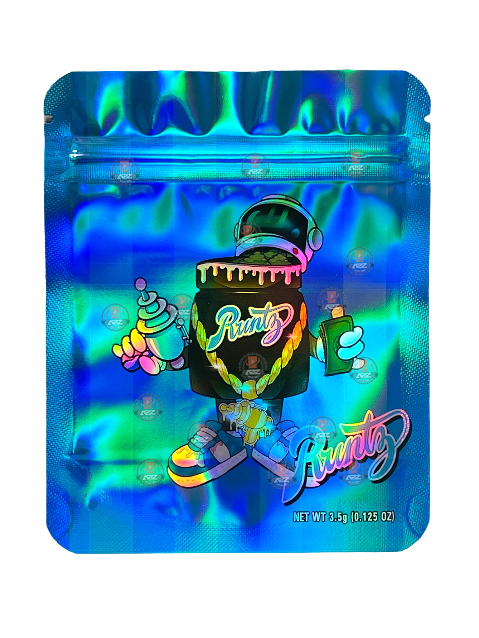 Runtz Spaceman 3.5g Mylar Bag Holographic