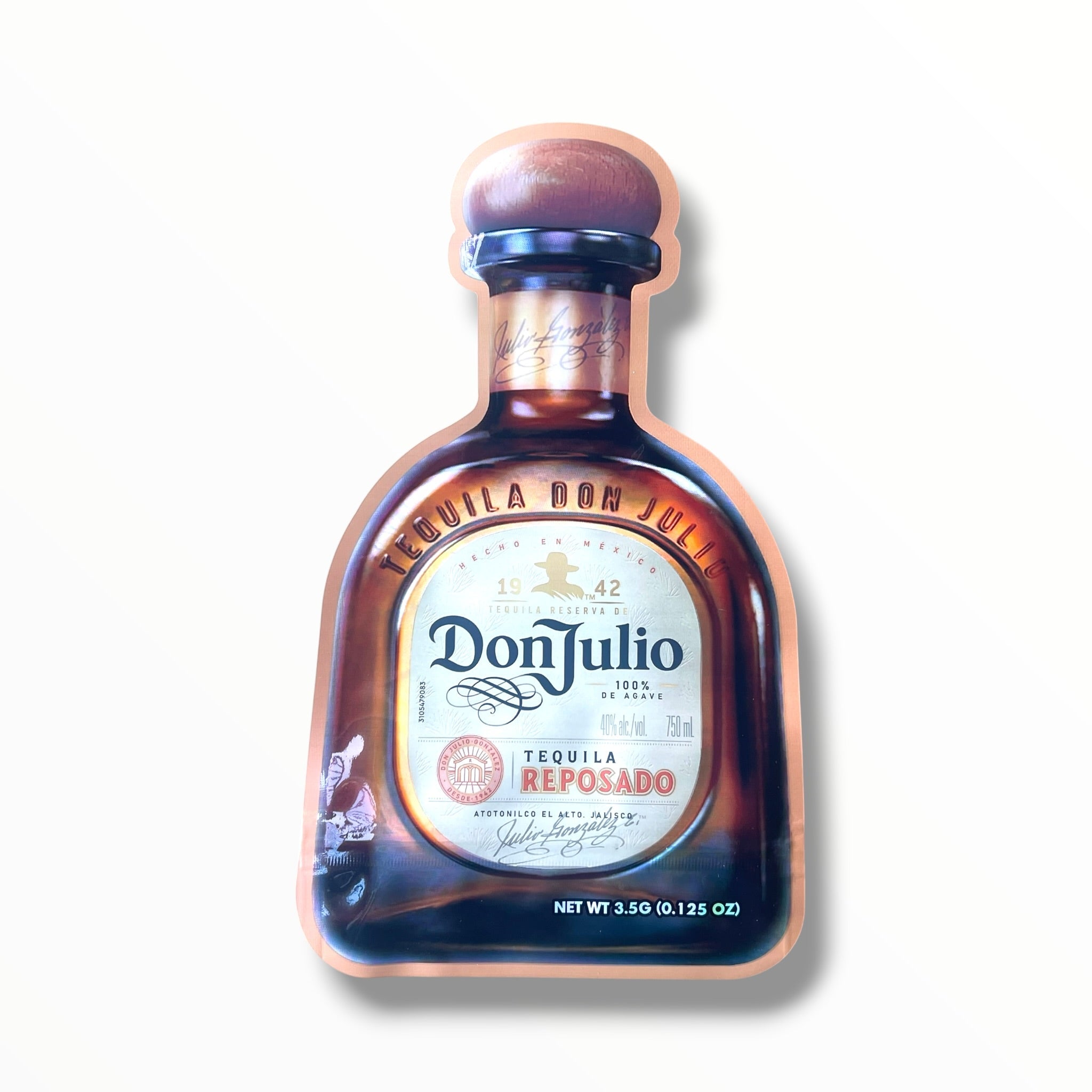 Don Julio Reposado 3.5g shape bags