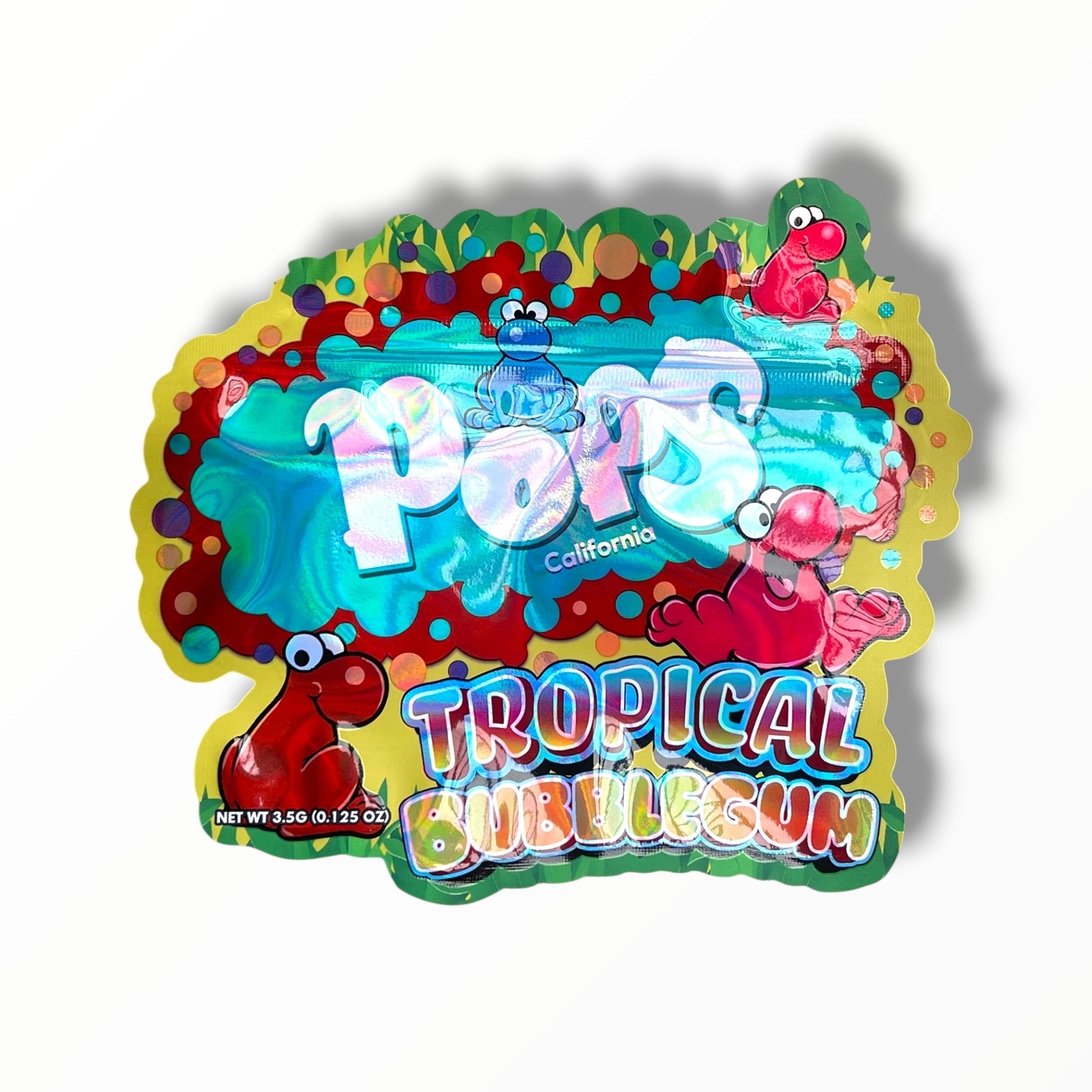 Pops Tropical Bubblegum 3.5g shape bags