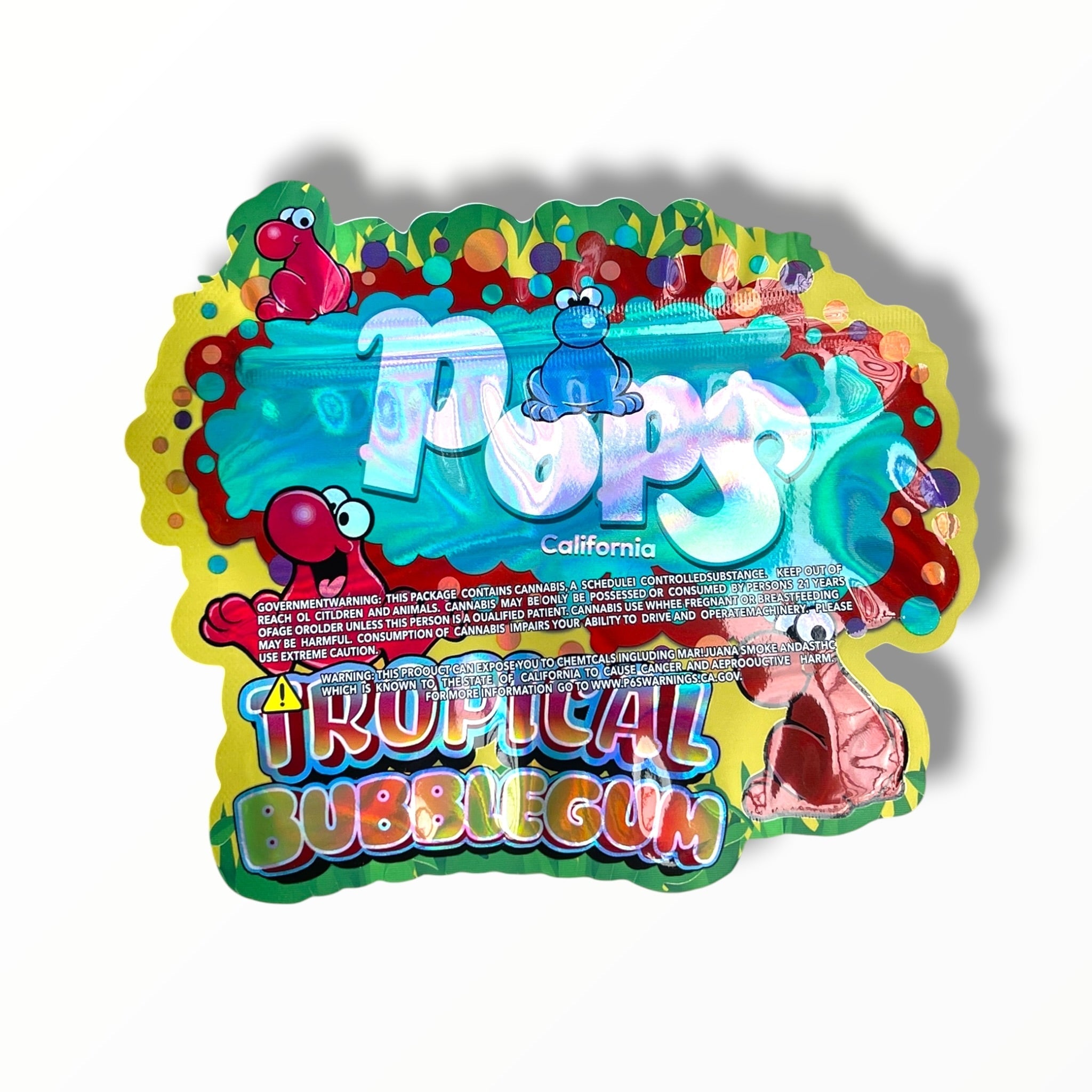 Pops Tropical Bubblegum 3.5g shape bags