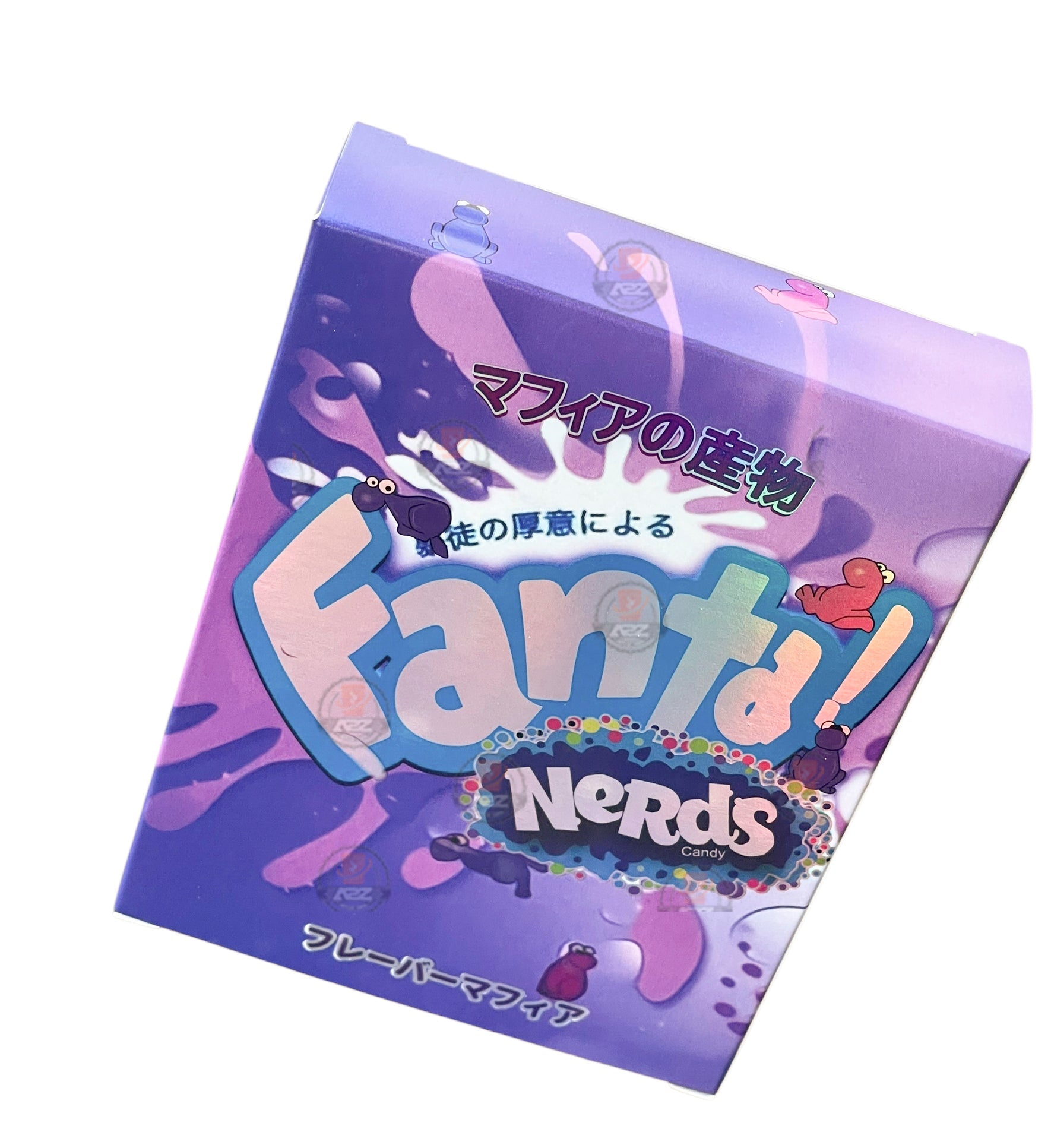 Fanta Nerds Candy Mylar Bags with Boxes 3.5g Box Packaging Holographic